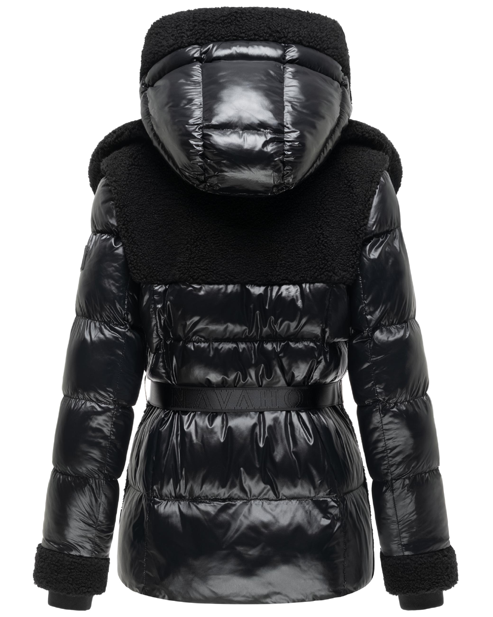 Gesteppte Teddyjacke "Kuschelhäschen 14" Black