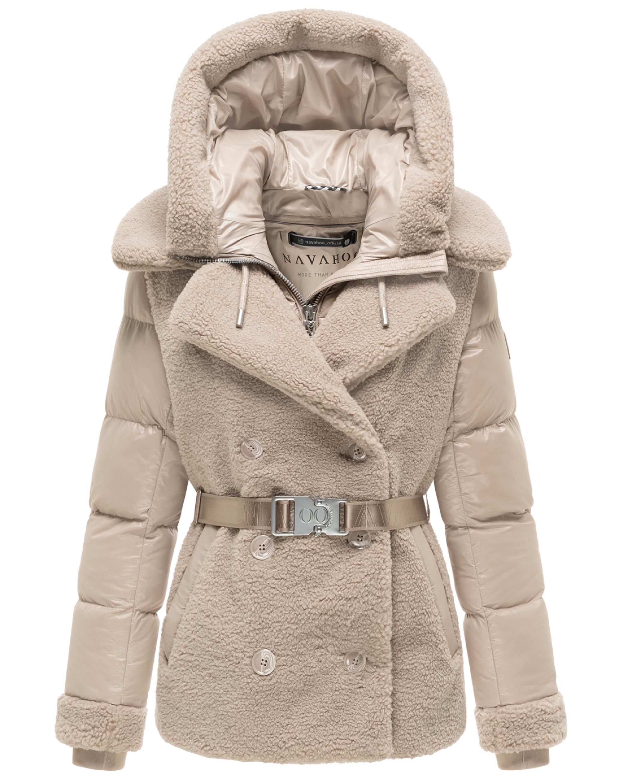 Gesteppte Teddyjacke "Kuschelhäschen 14" Light Taupe