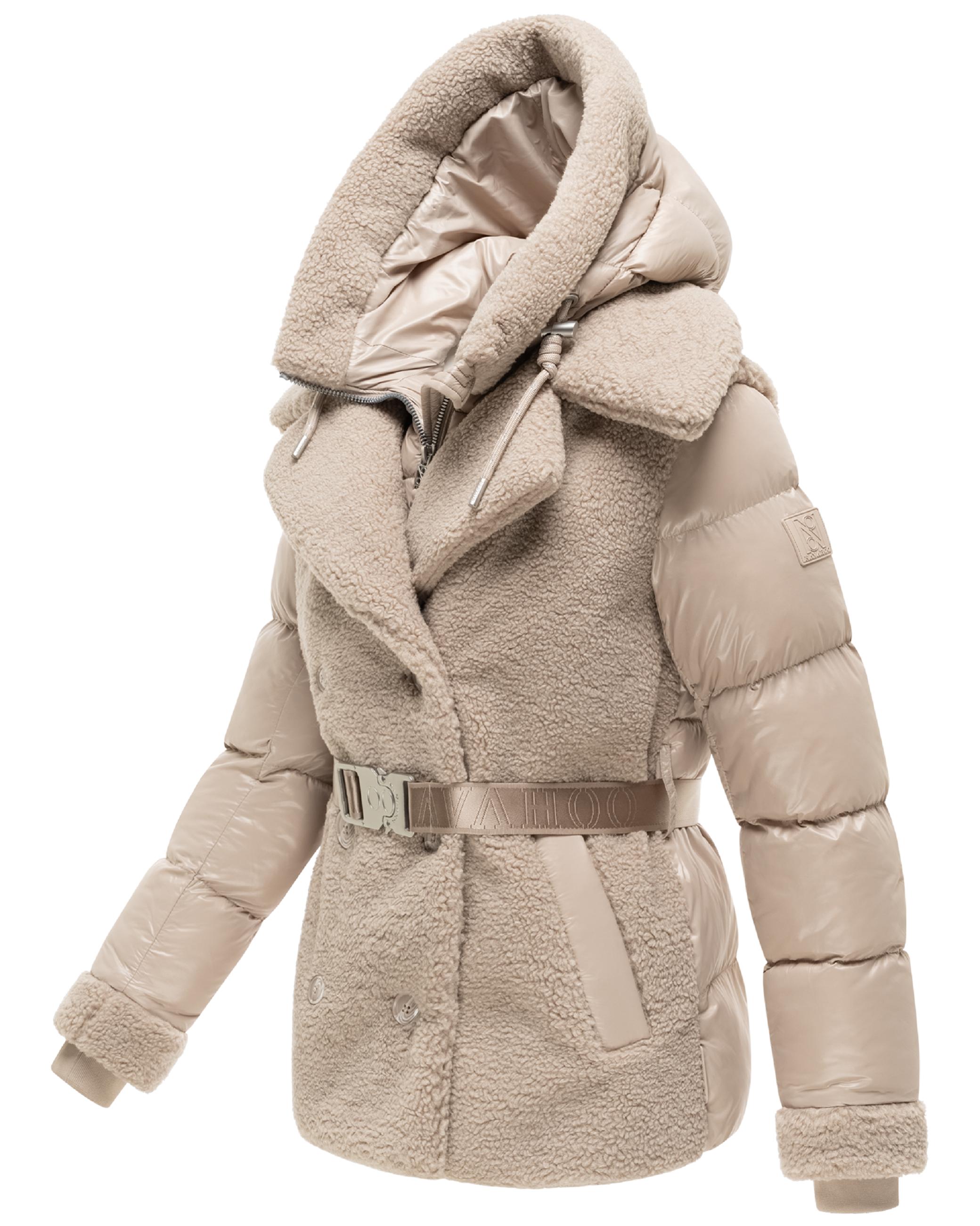 Gesteppte Teddyjacke "Kuschelhäschen 14" Light Taupe