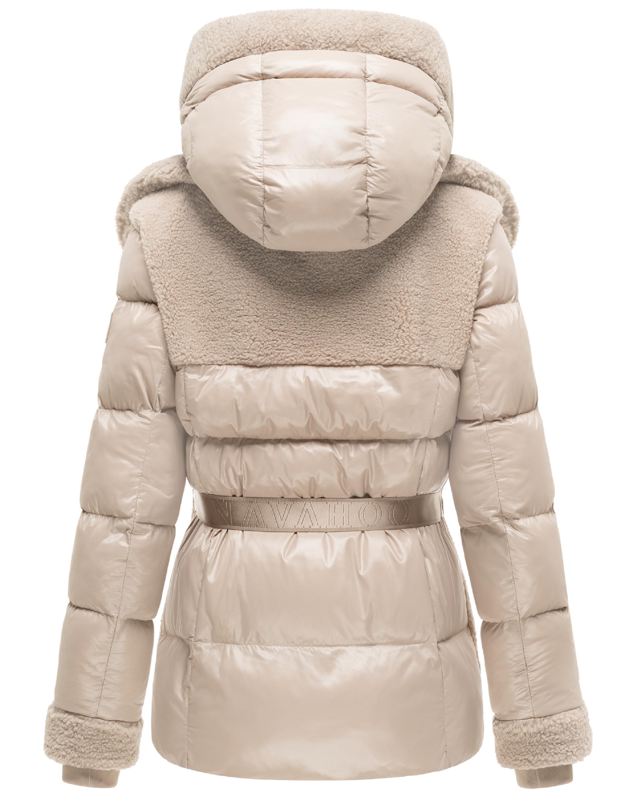 Gesteppte Teddyjacke "Kuschelhäschen 14" Light Taupe