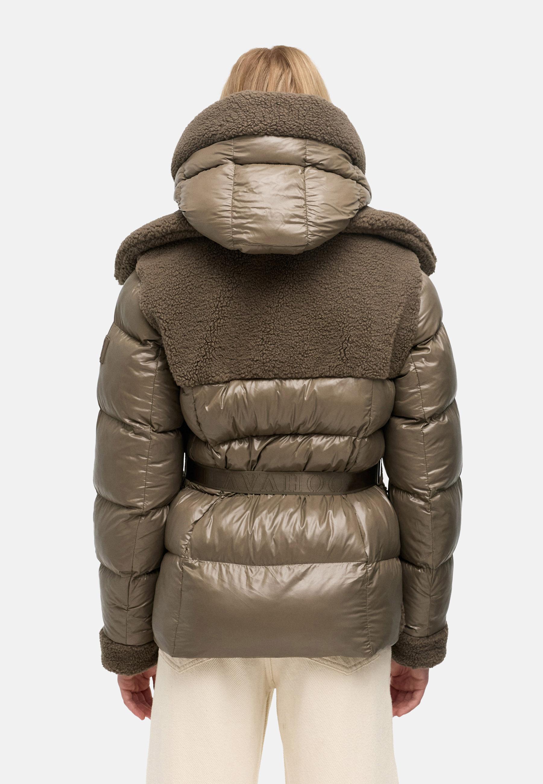 Gesteppte Teddyjacke "Kuschelhäschen 14" Stone Brown