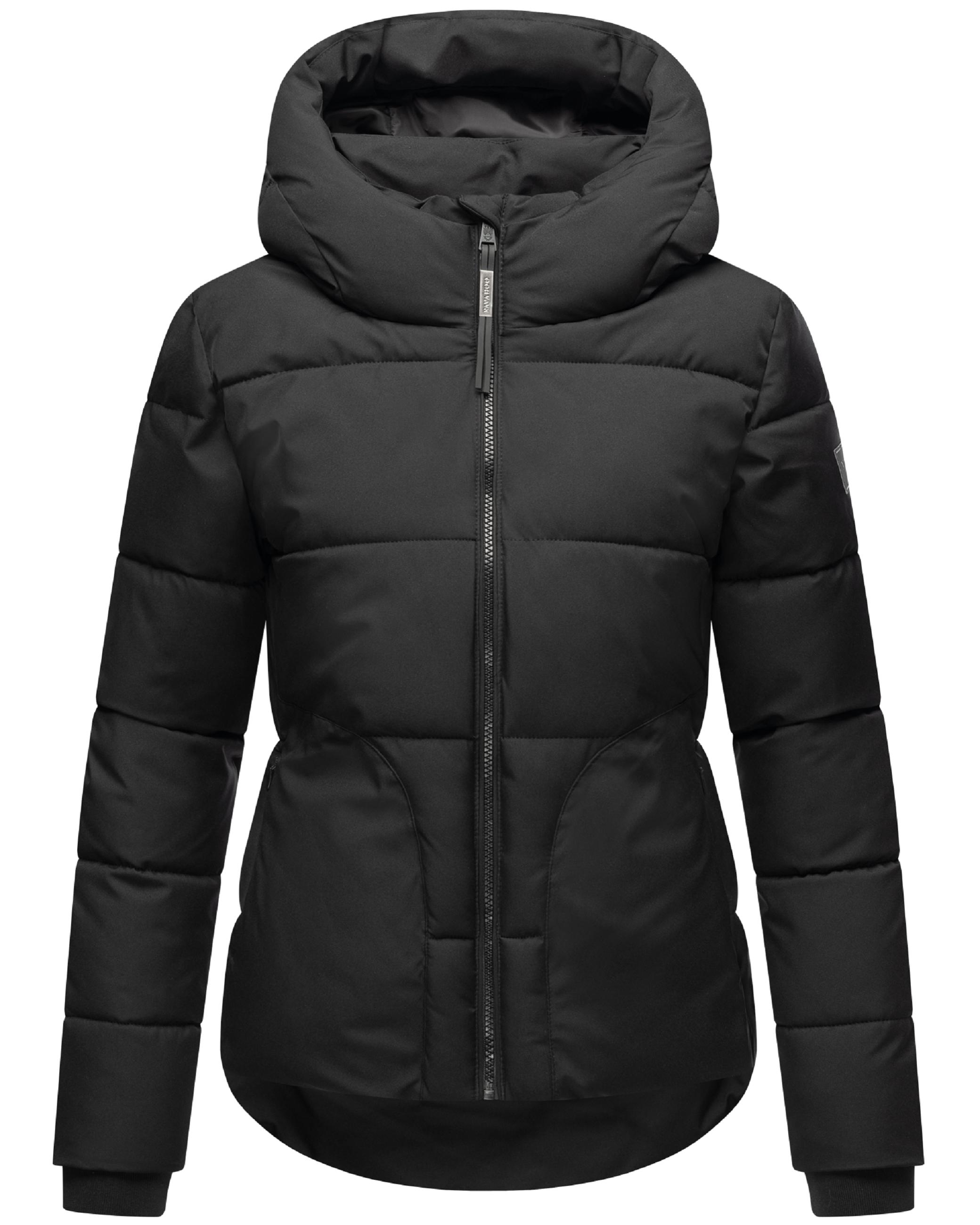 Steppjacke mit Kapuze "Lachperle XIV" Black