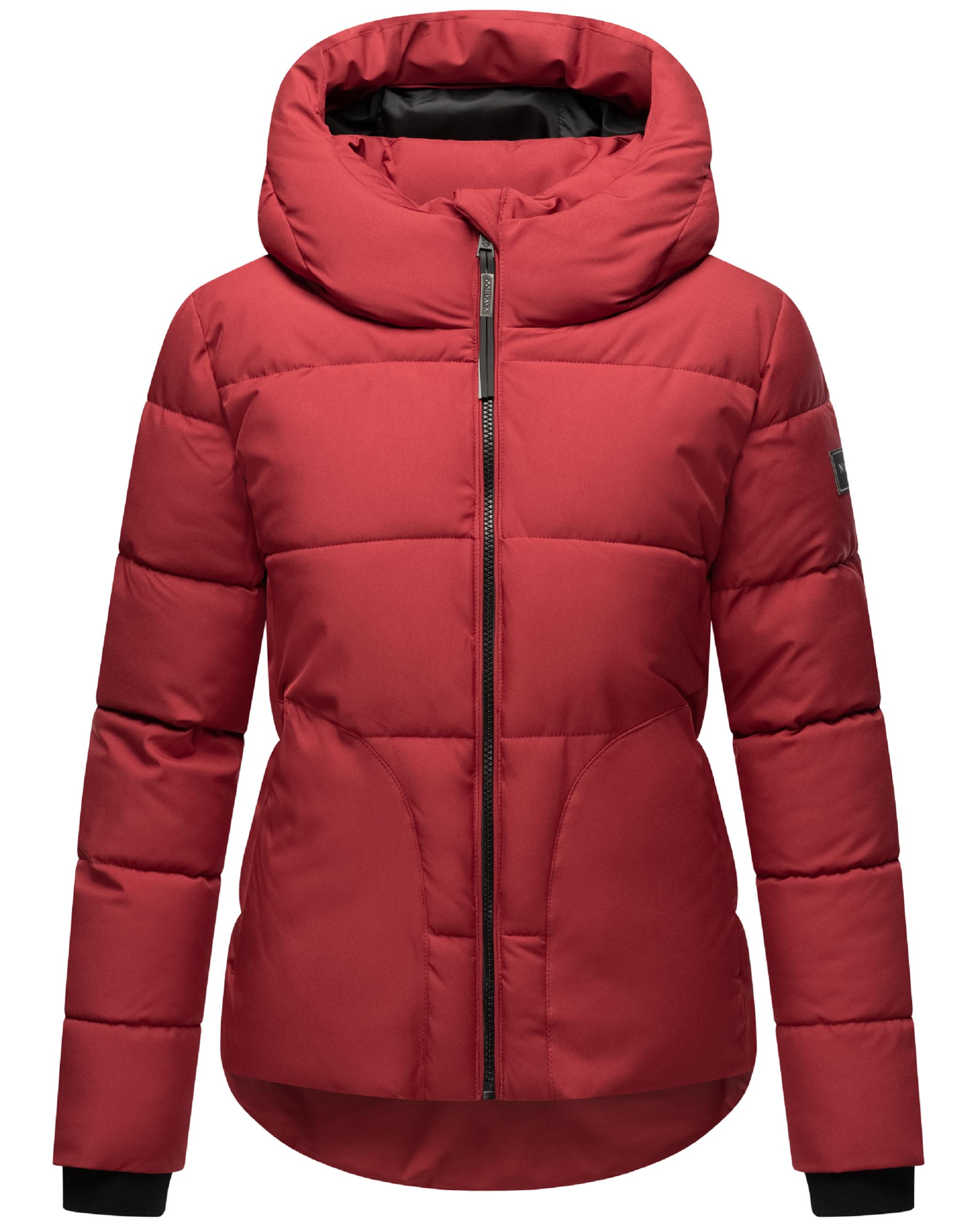 Steppjacke mit Kapuze "Lachperle XIV" Dark Red