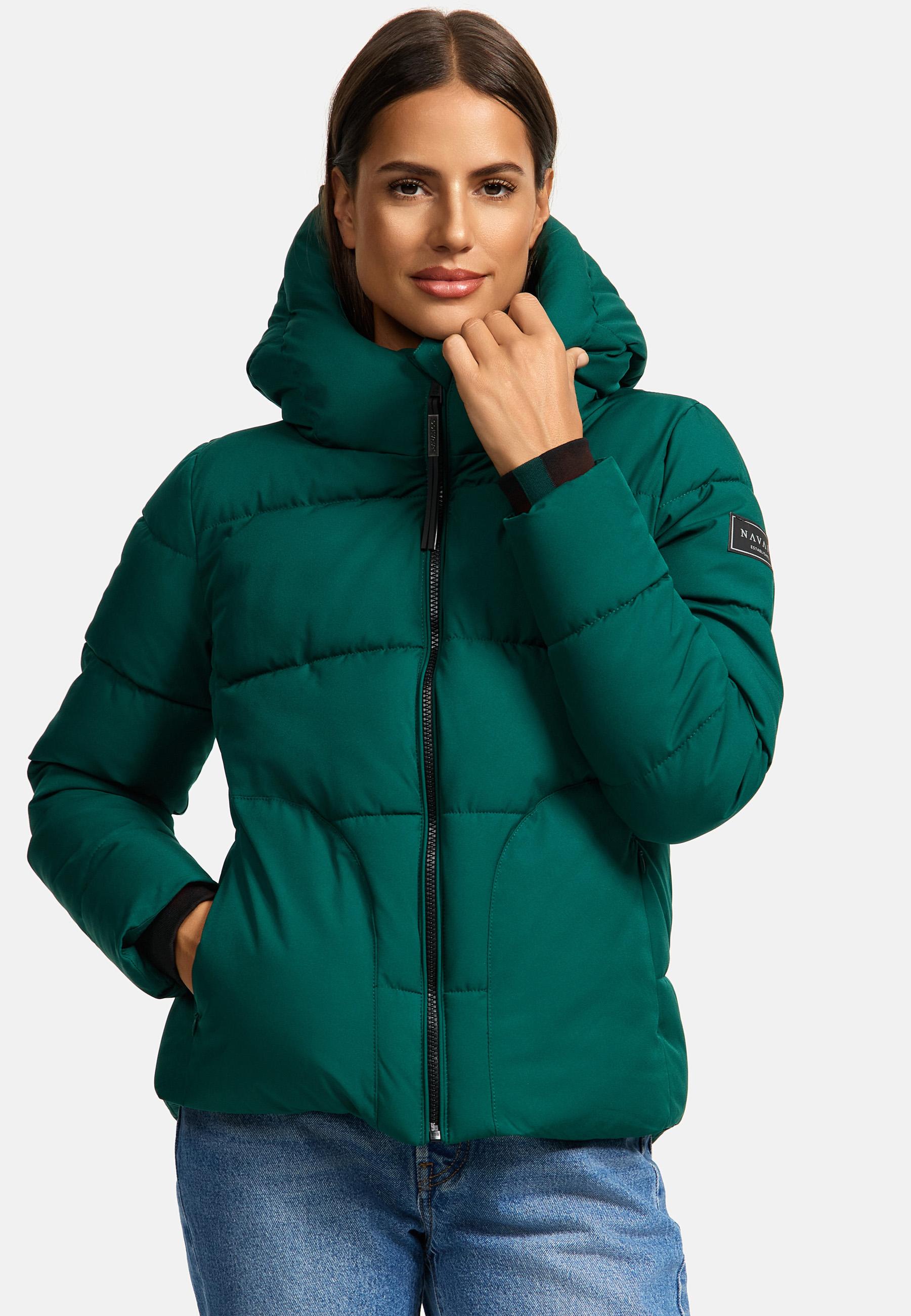 Steppjacke mit Kapuze "Lachperle XIV" Evergreen