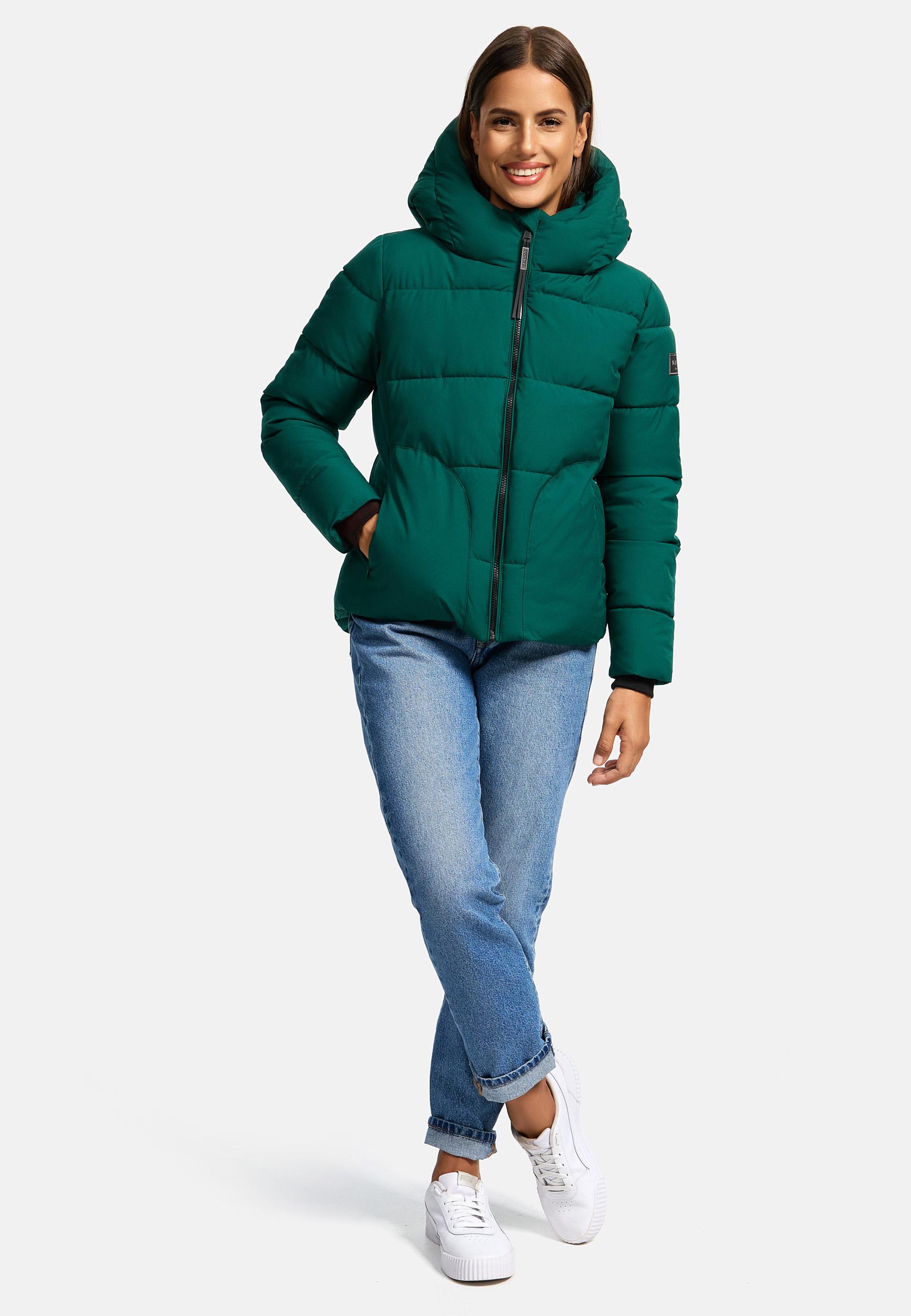 Steppjacke mit Kapuze "Lachperle XIV" Evergreen