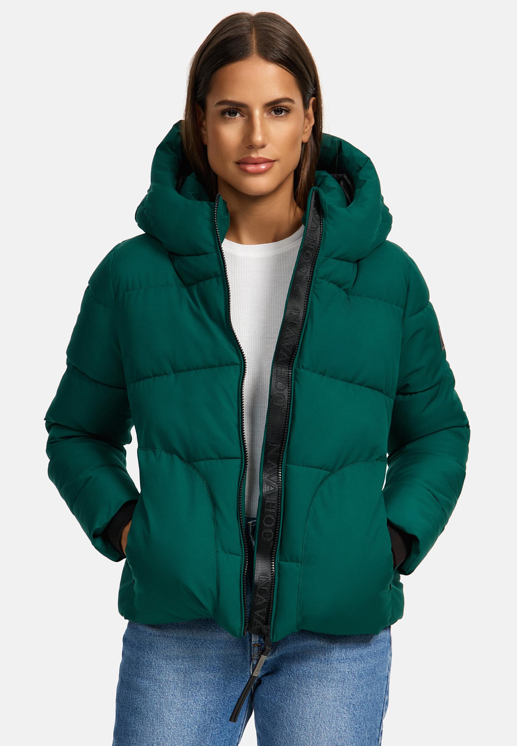 Steppjacke mit Kapuze "Lachperle XIV" Evergreen