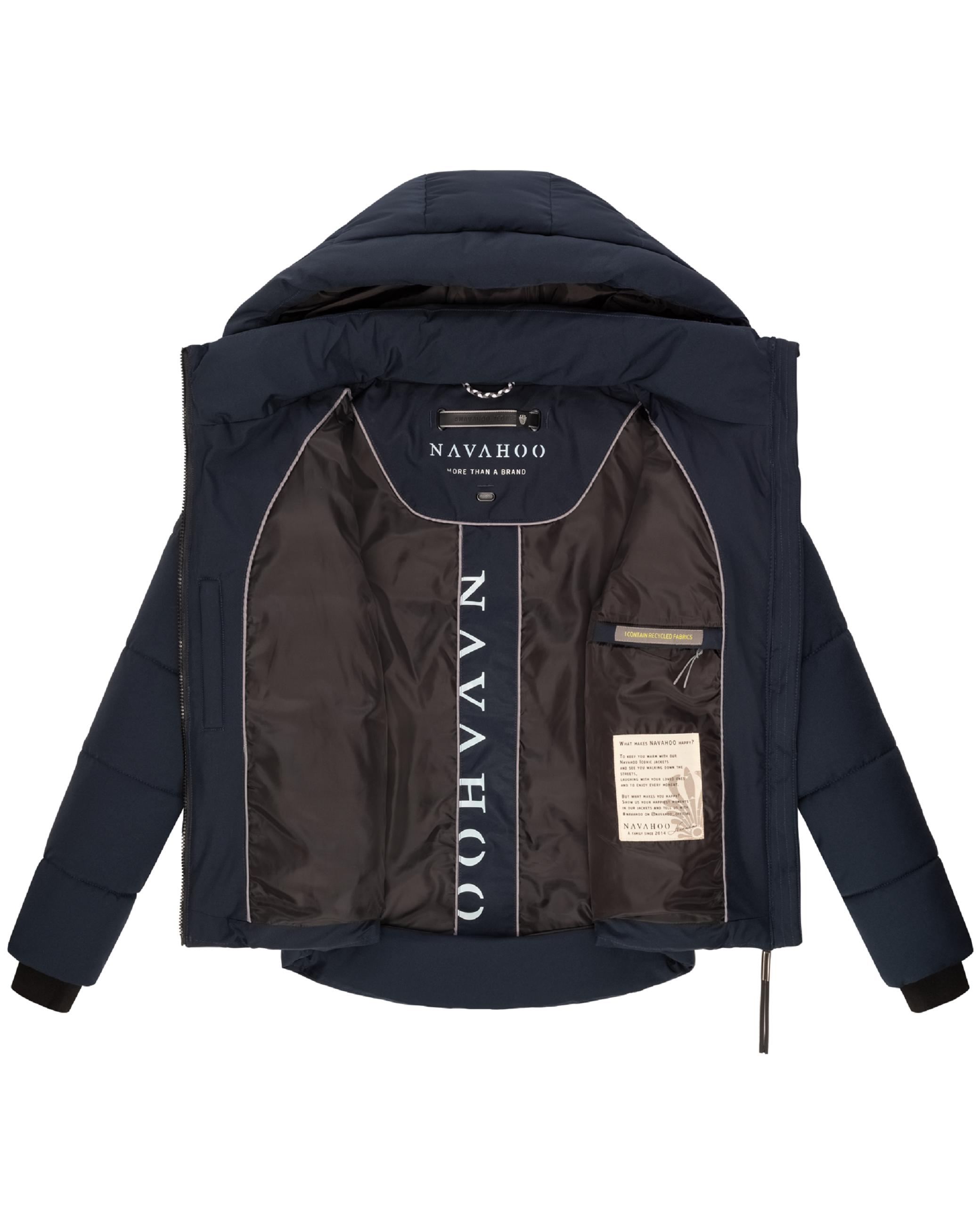 Steppjacke mit Kapuze "Lachperle XIV" Navy