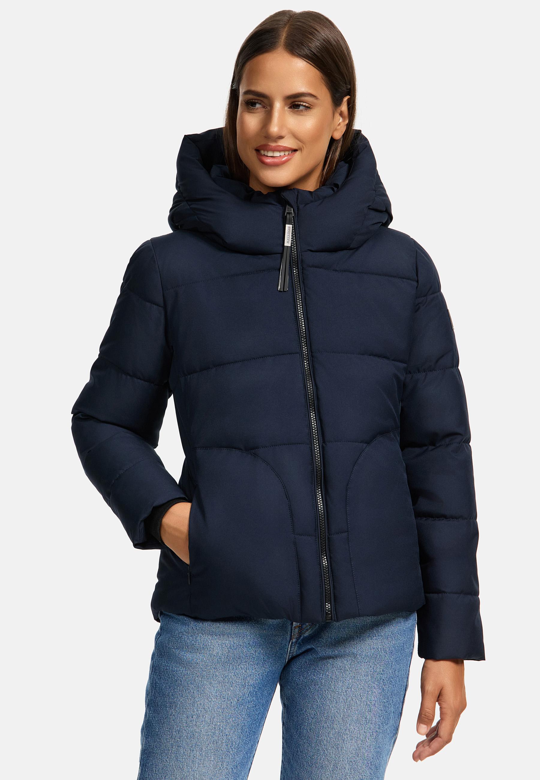 Steppjacke mit Kapuze "Lachperle XIV" Navy