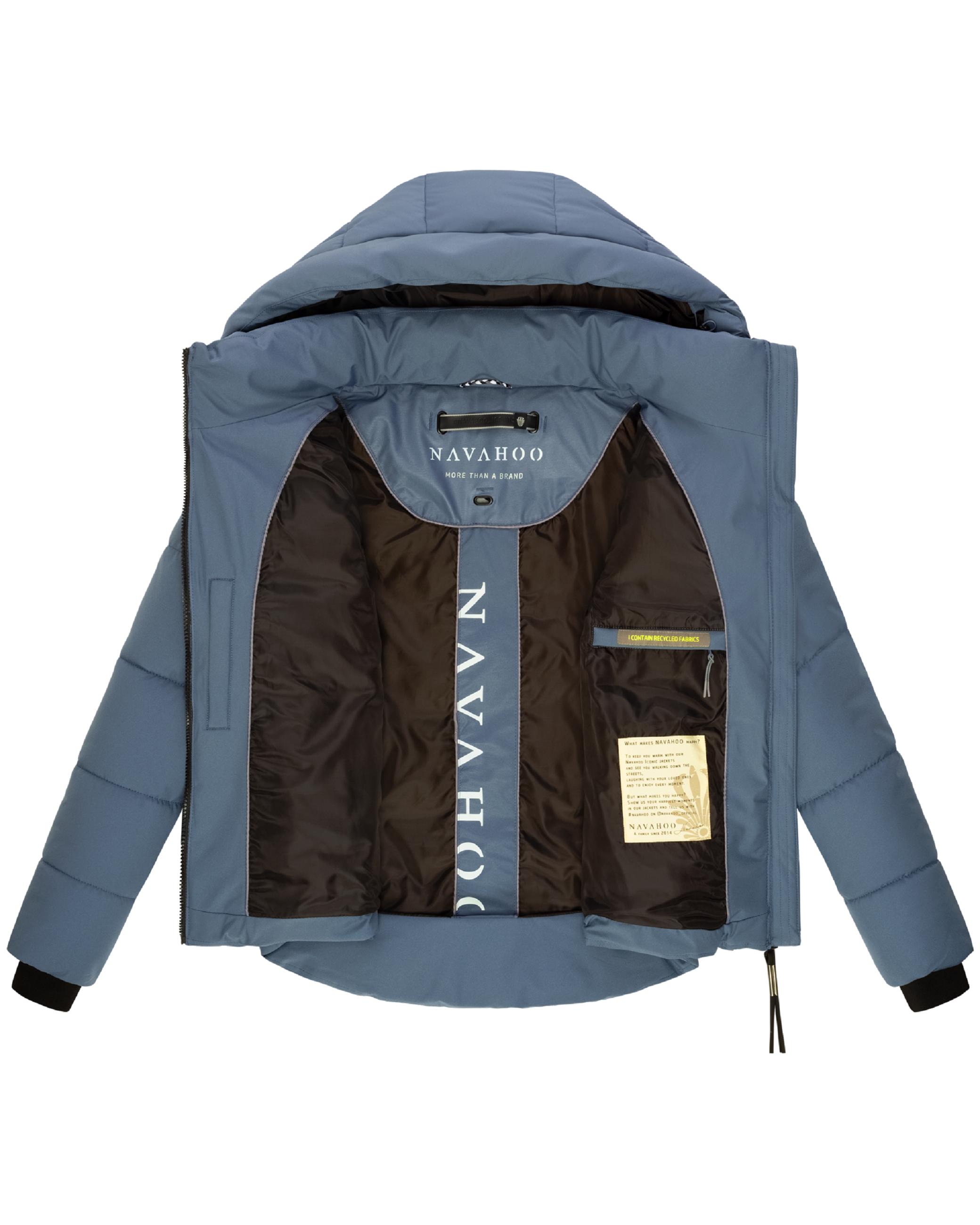 Steppjacke mit Kapuze "Lachperle XIV" Stormy Blue