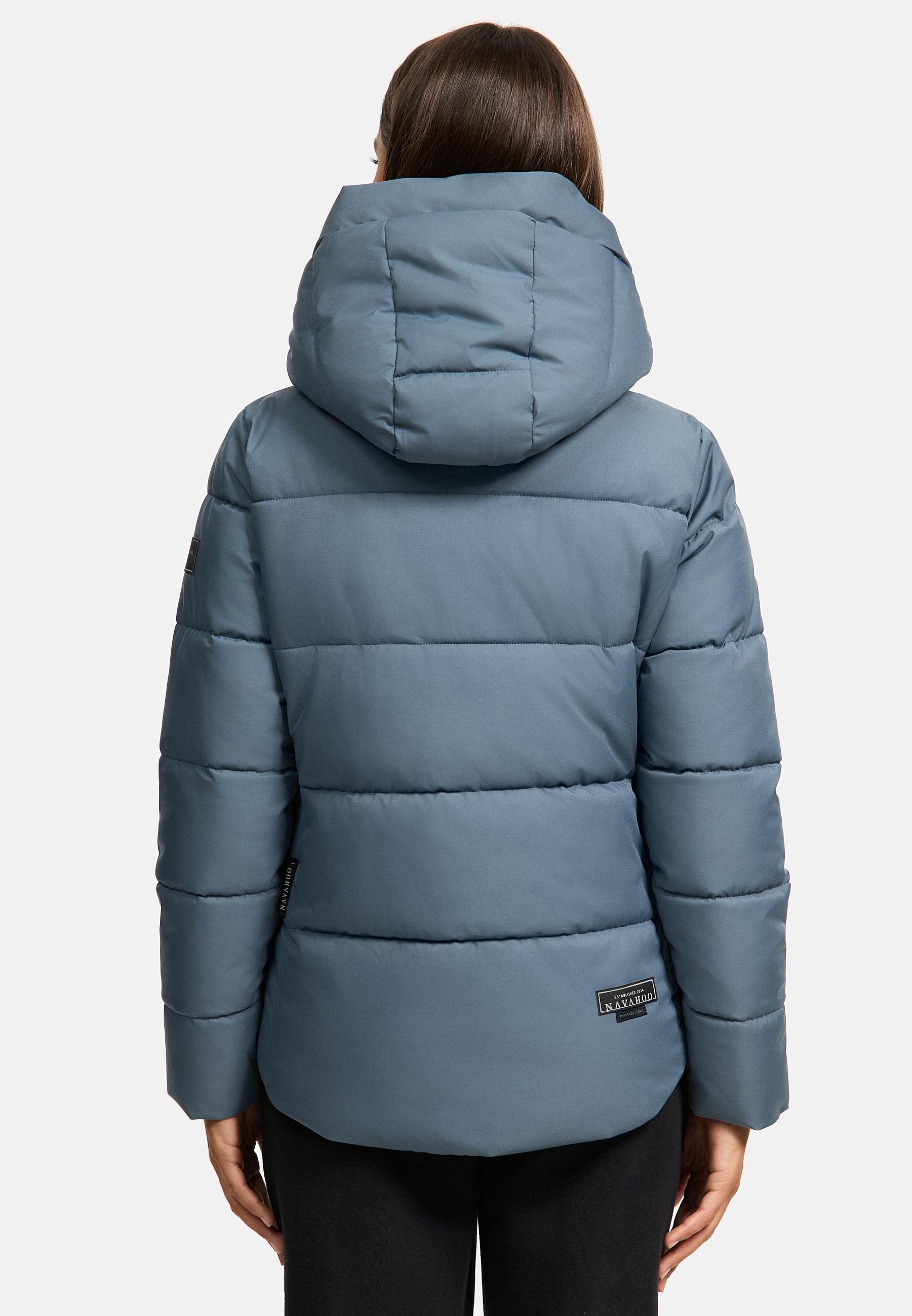 Steppjacke mit Kapuze "Lachperle XIV" Stormy Blue