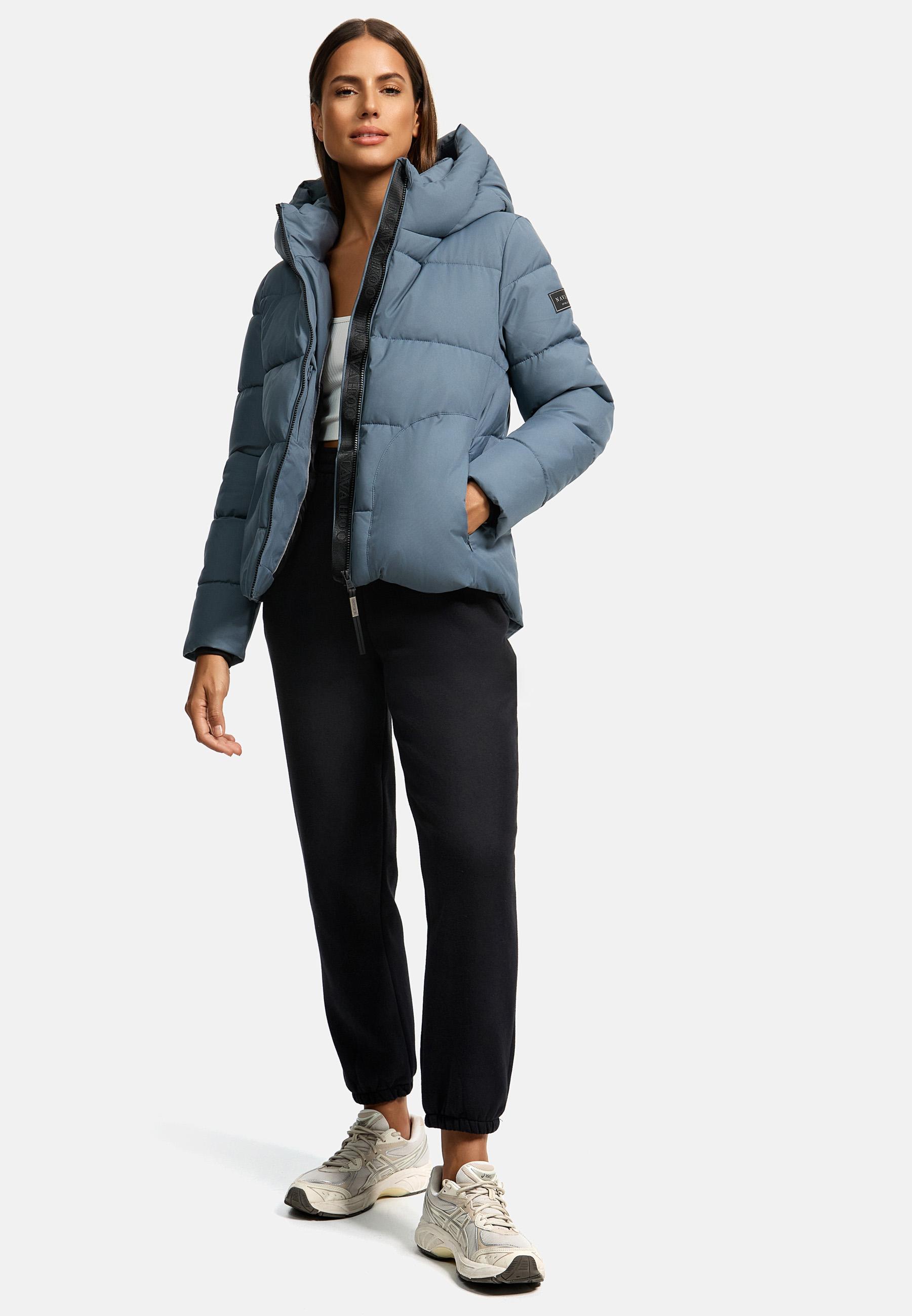 Steppjacke mit Kapuze "Lachperle XIV" Stormy Blue