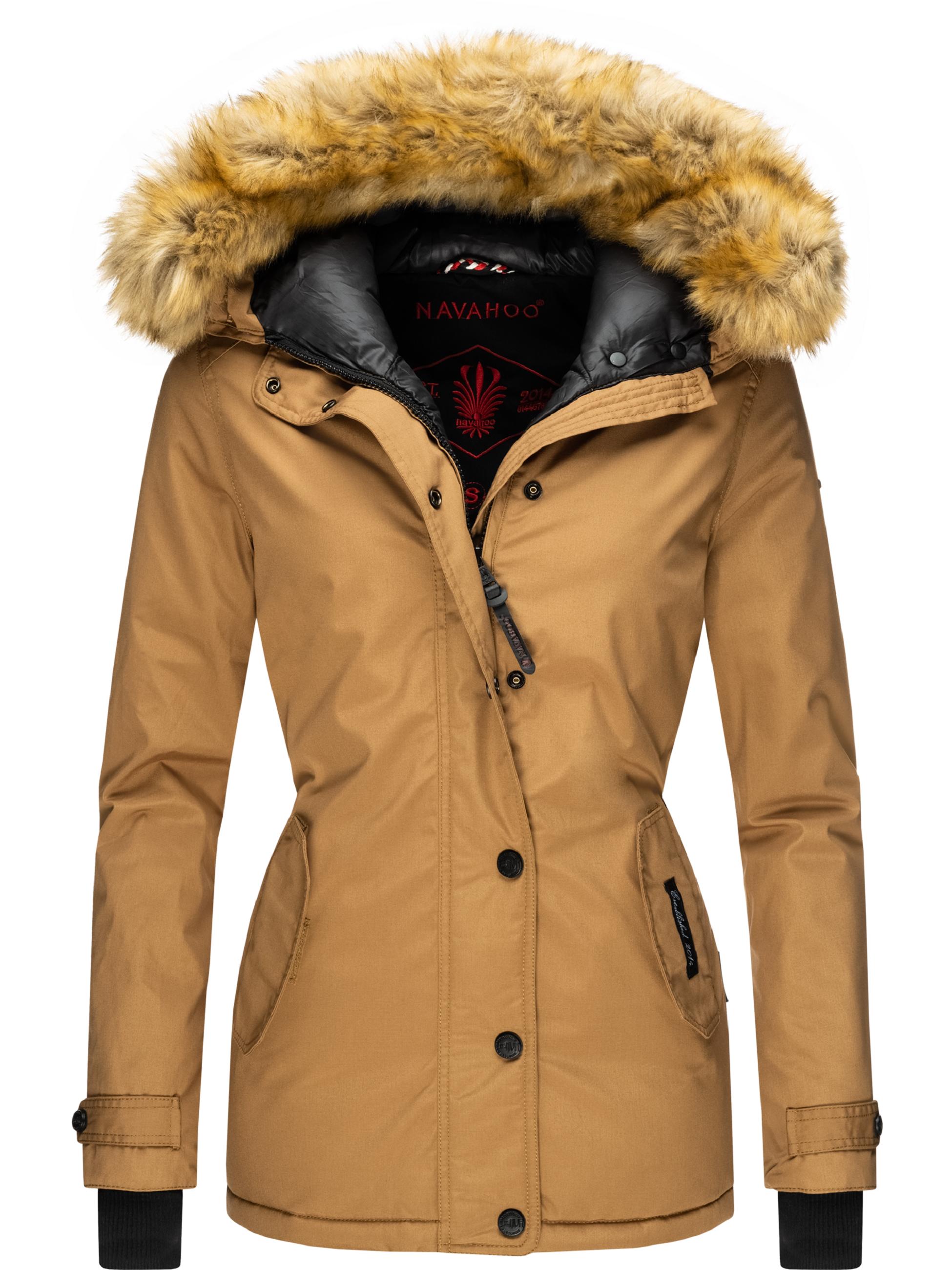 Winterparka mit Kapuze "Laura" Camel