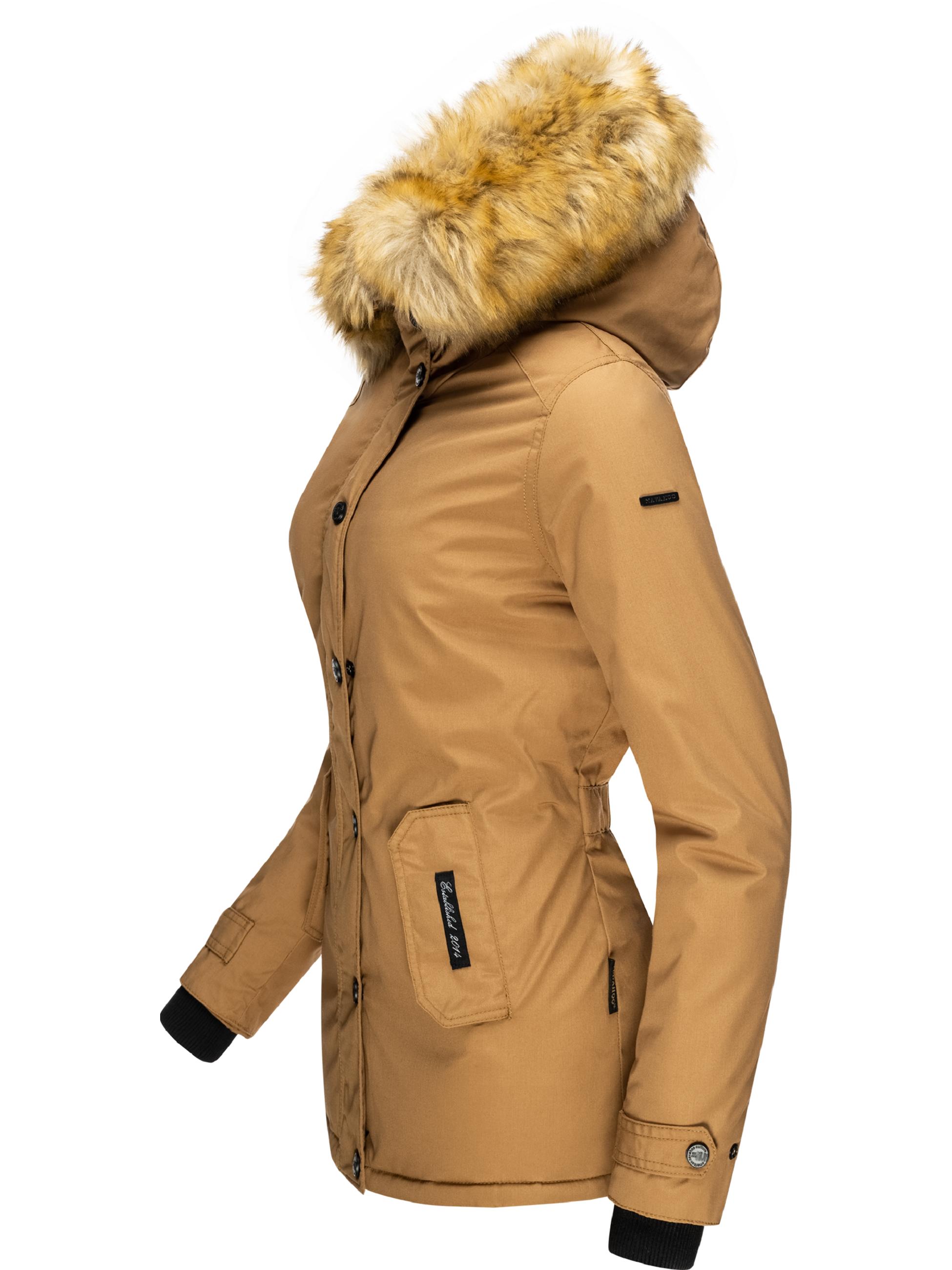 Winterparka mit Kapuze "Laura" Camel