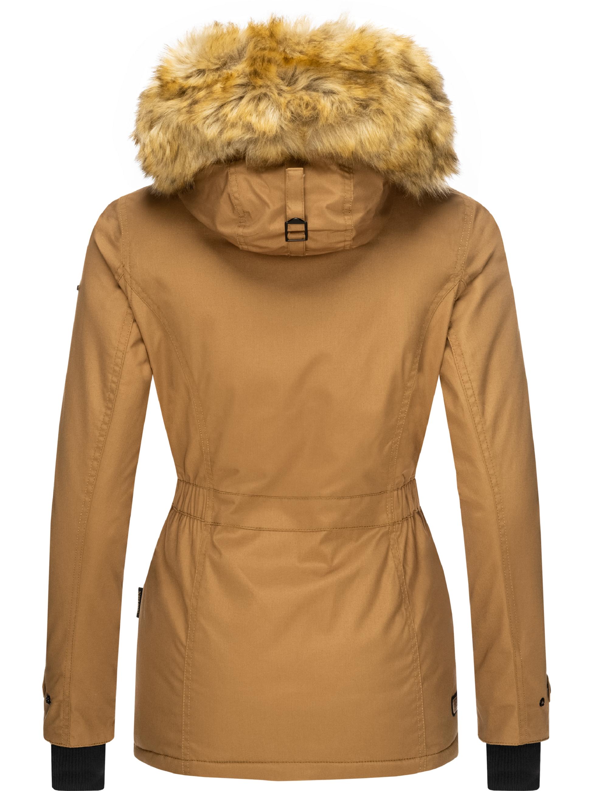 Winterparka mit Kapuze "Laura" Camel