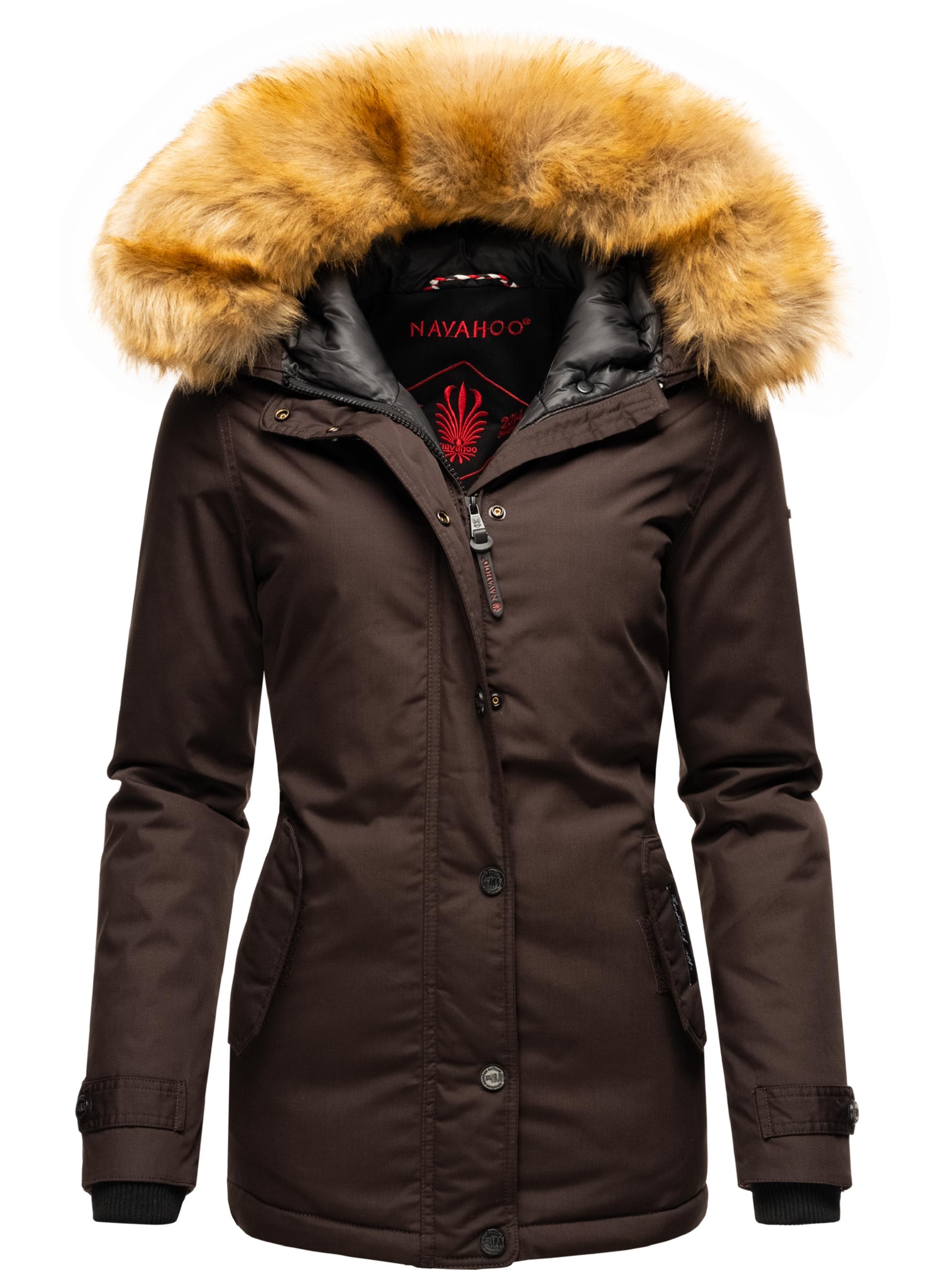 Winterparka mit Kapuze "Laura" Chocolate