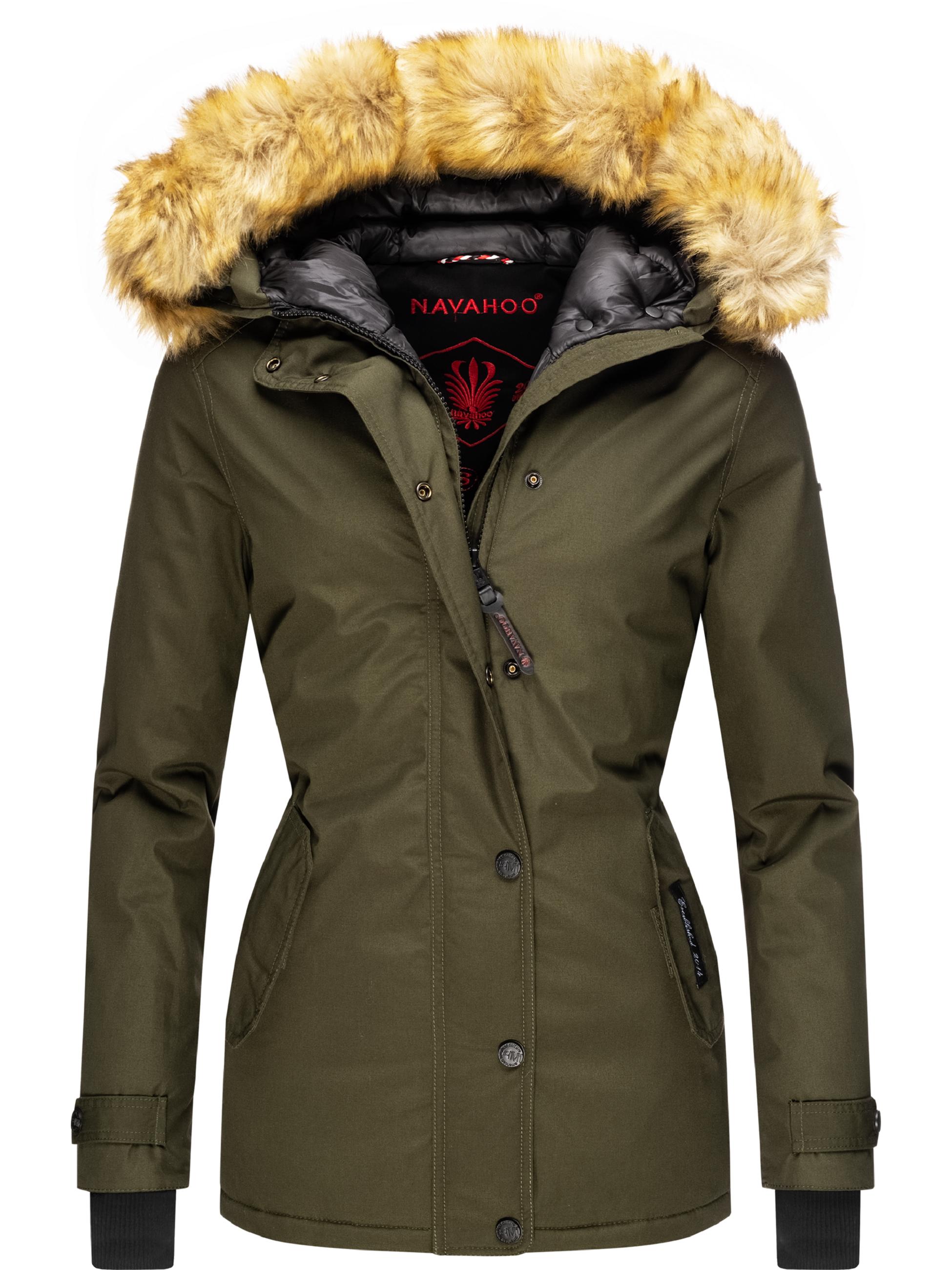 Winterparka mit Kapuze "Laura" Forest Green