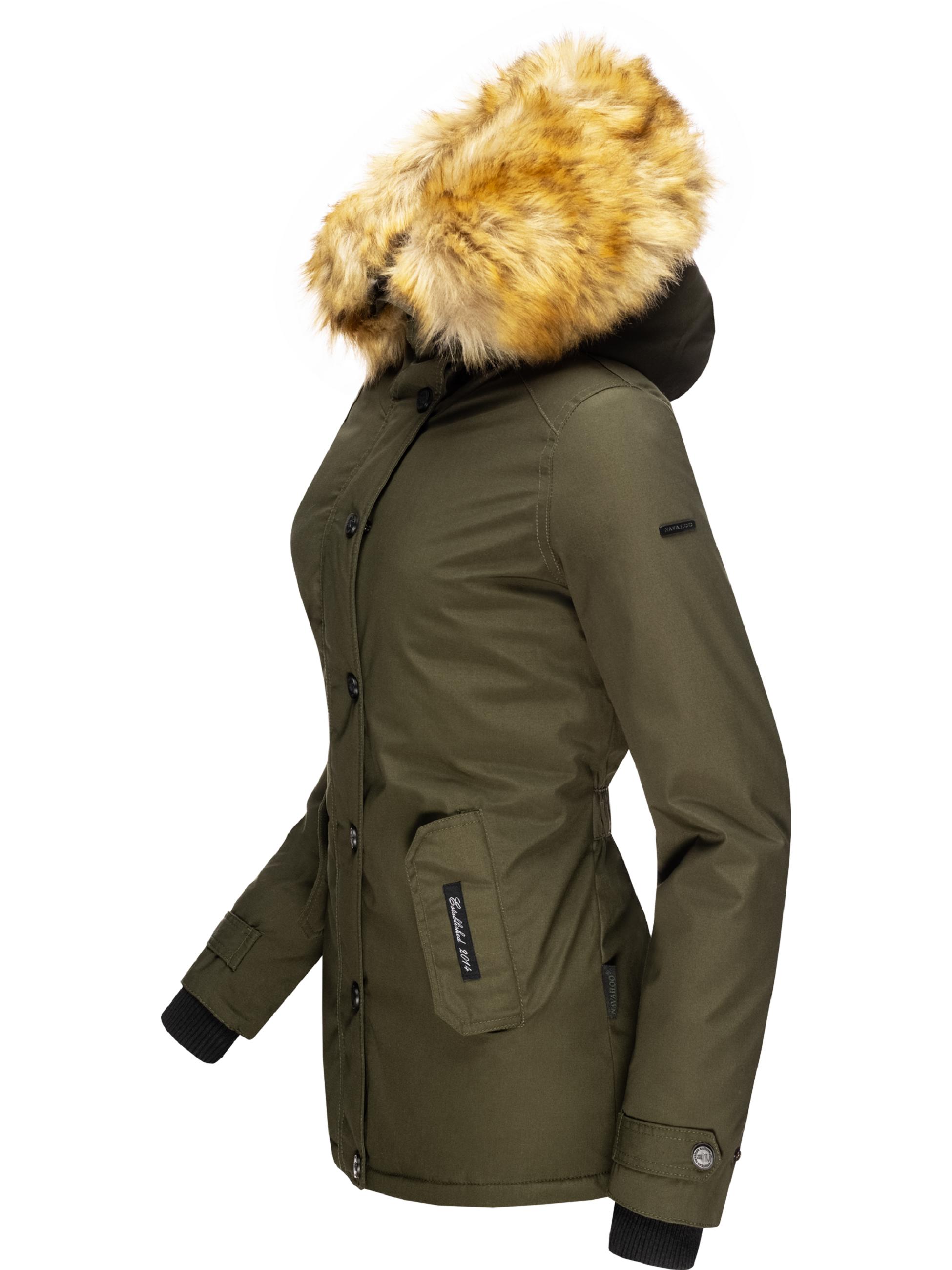 Winterparka mit Kapuze "Laura" Forest Green