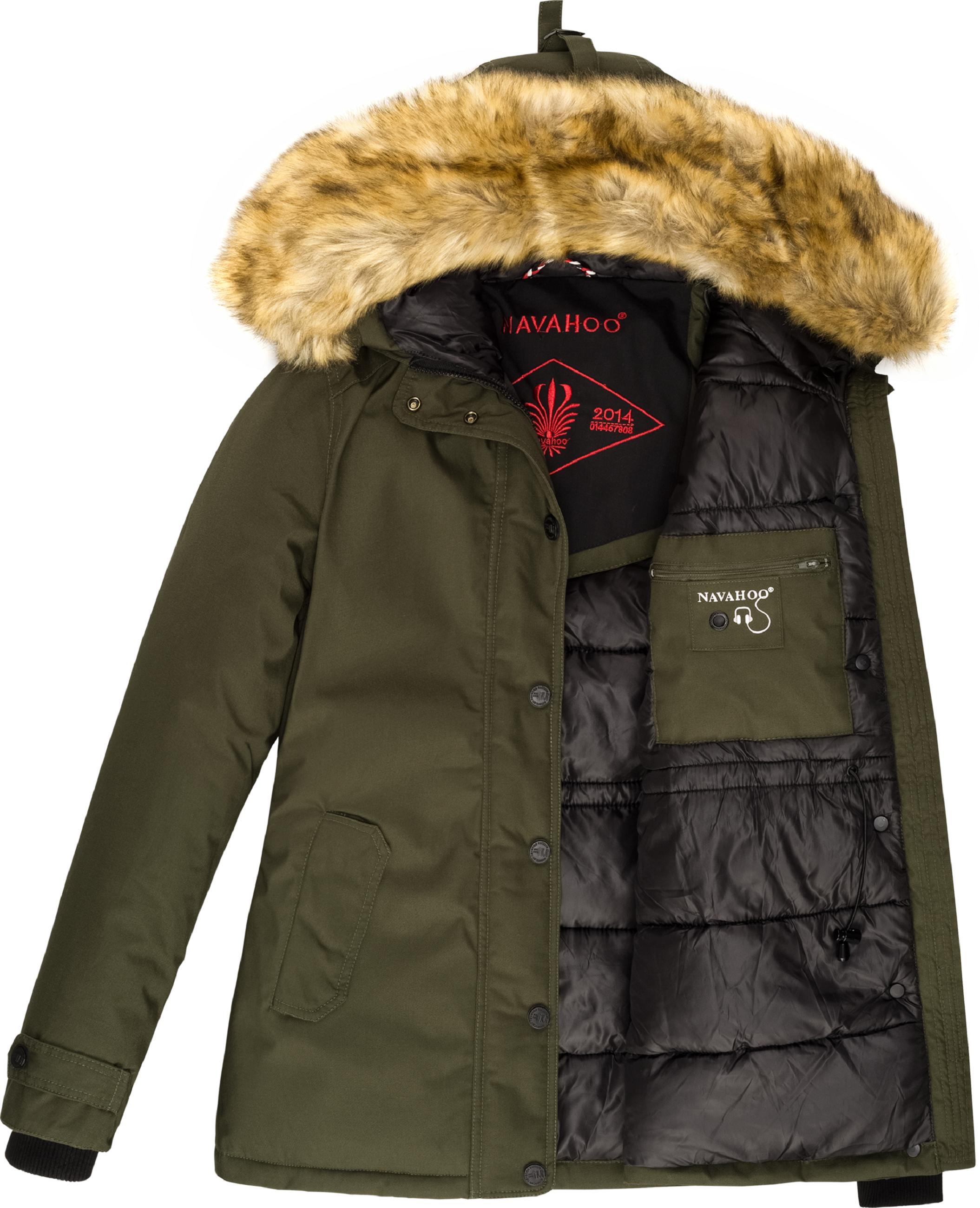 Winterparka mit Kapuze "Laura" Forest Green