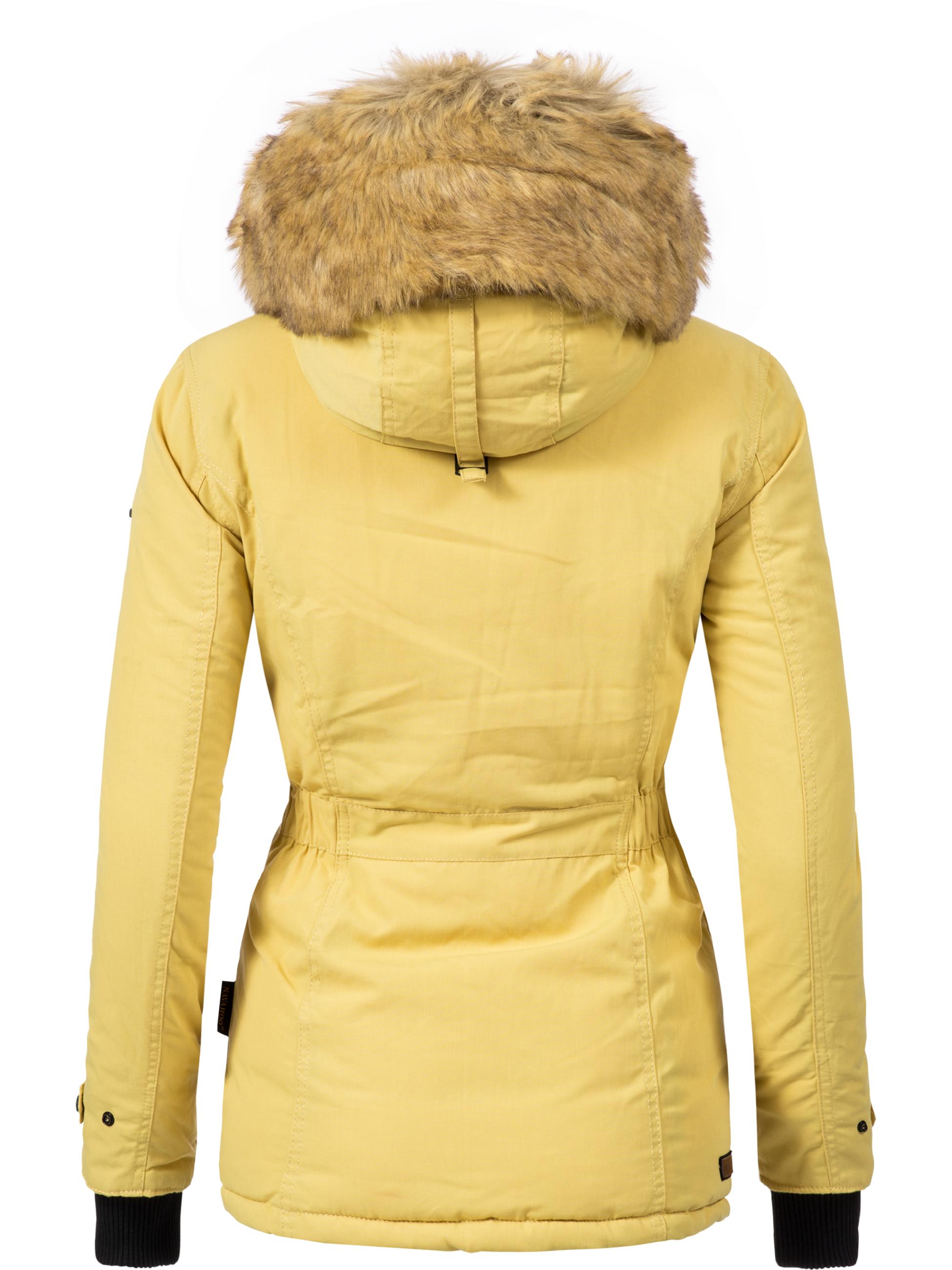 Winterparka mit Kapuze "Laura" Gelb