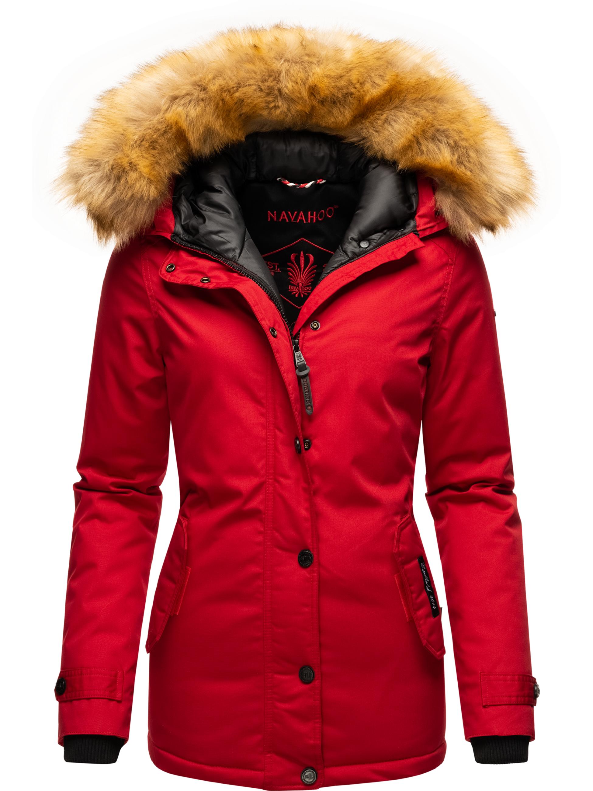 Winterparka mit Kapuze "Laura" Rot