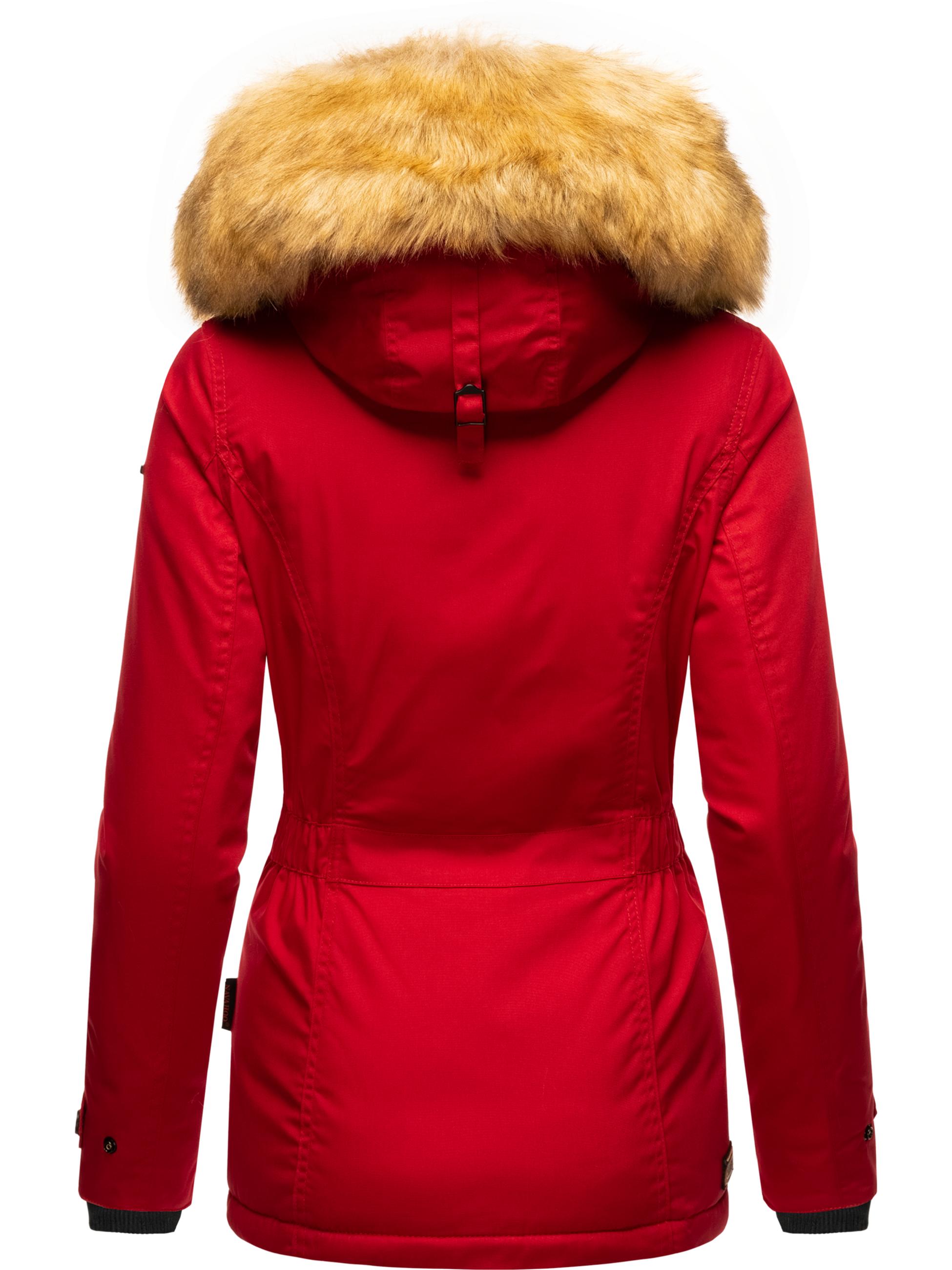 Winterparka mit Kapuze "Laura" Rot