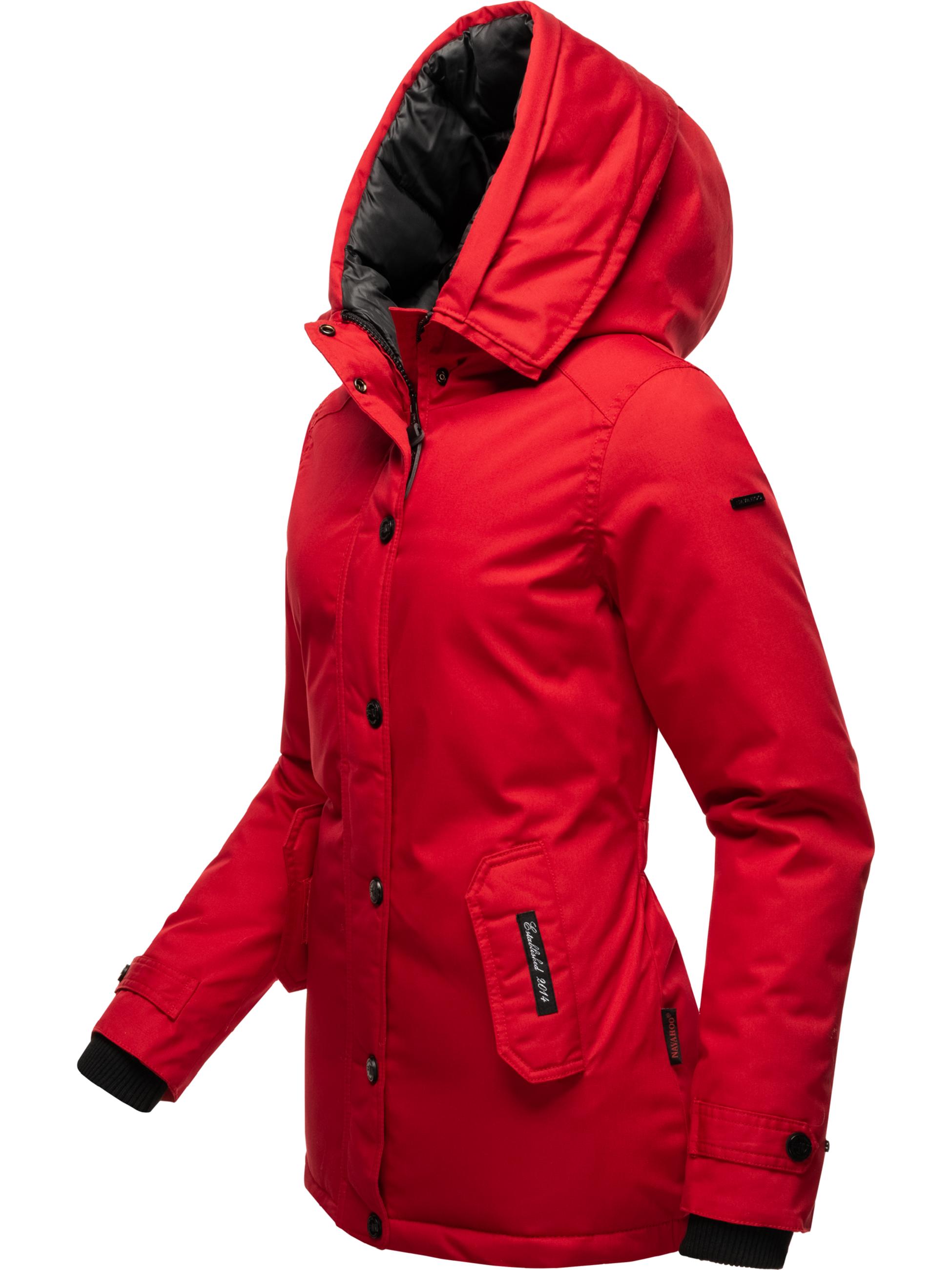 Winterparka mit Kapuze "Laura" Rot