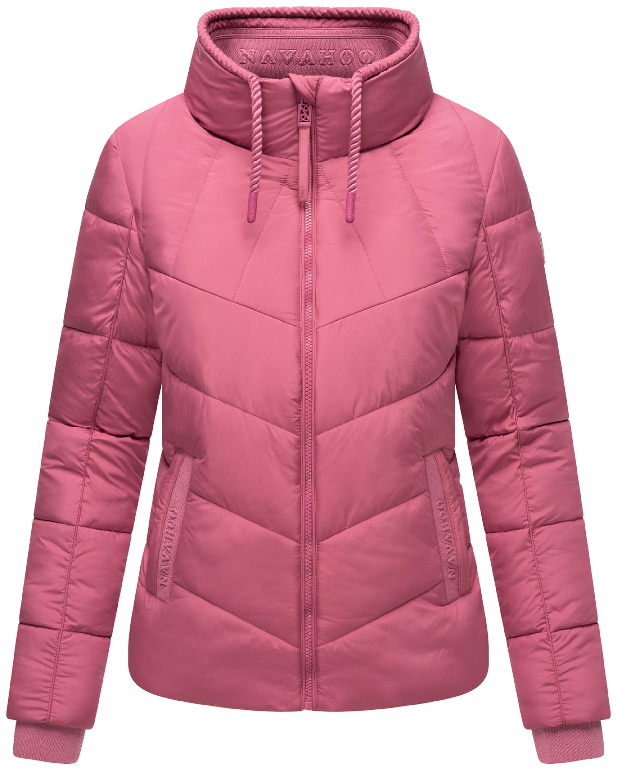 Steppjacke mit hohem Kragen "Liebesfee 14" Berry Rouge