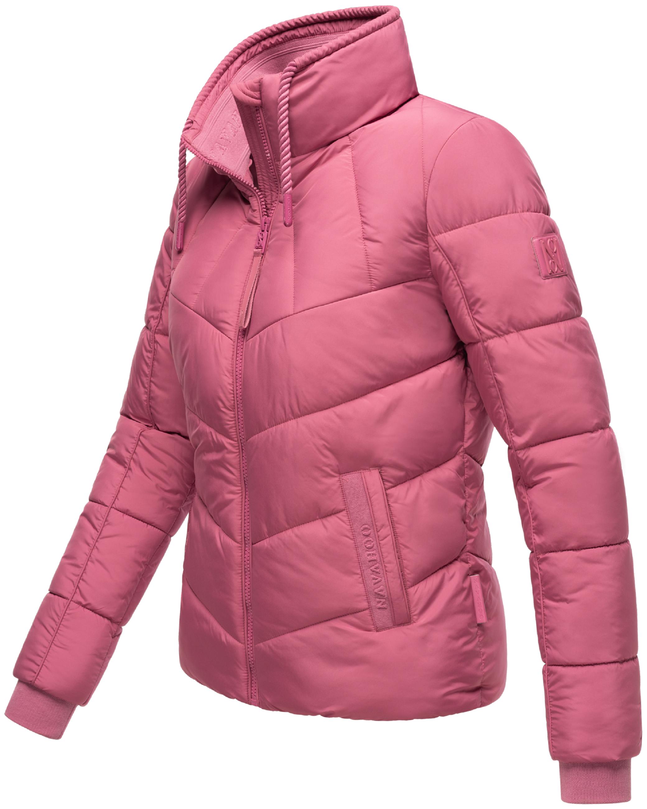 Steppjacke mit hohem Kragen "Liebesfee 14" Berry Rouge