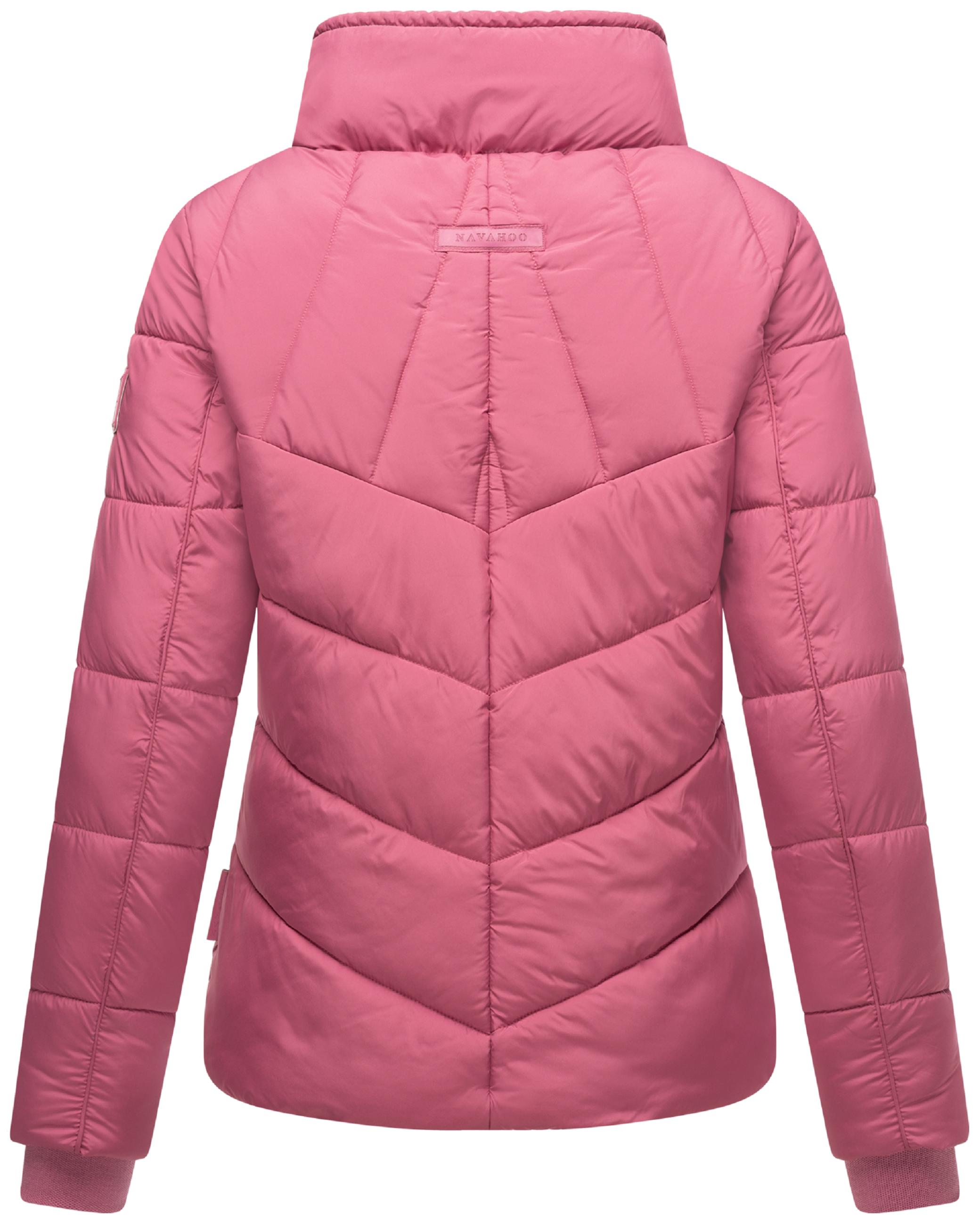 Steppjacke mit hohem Kragen "Liebesfee 14" Berry Rouge