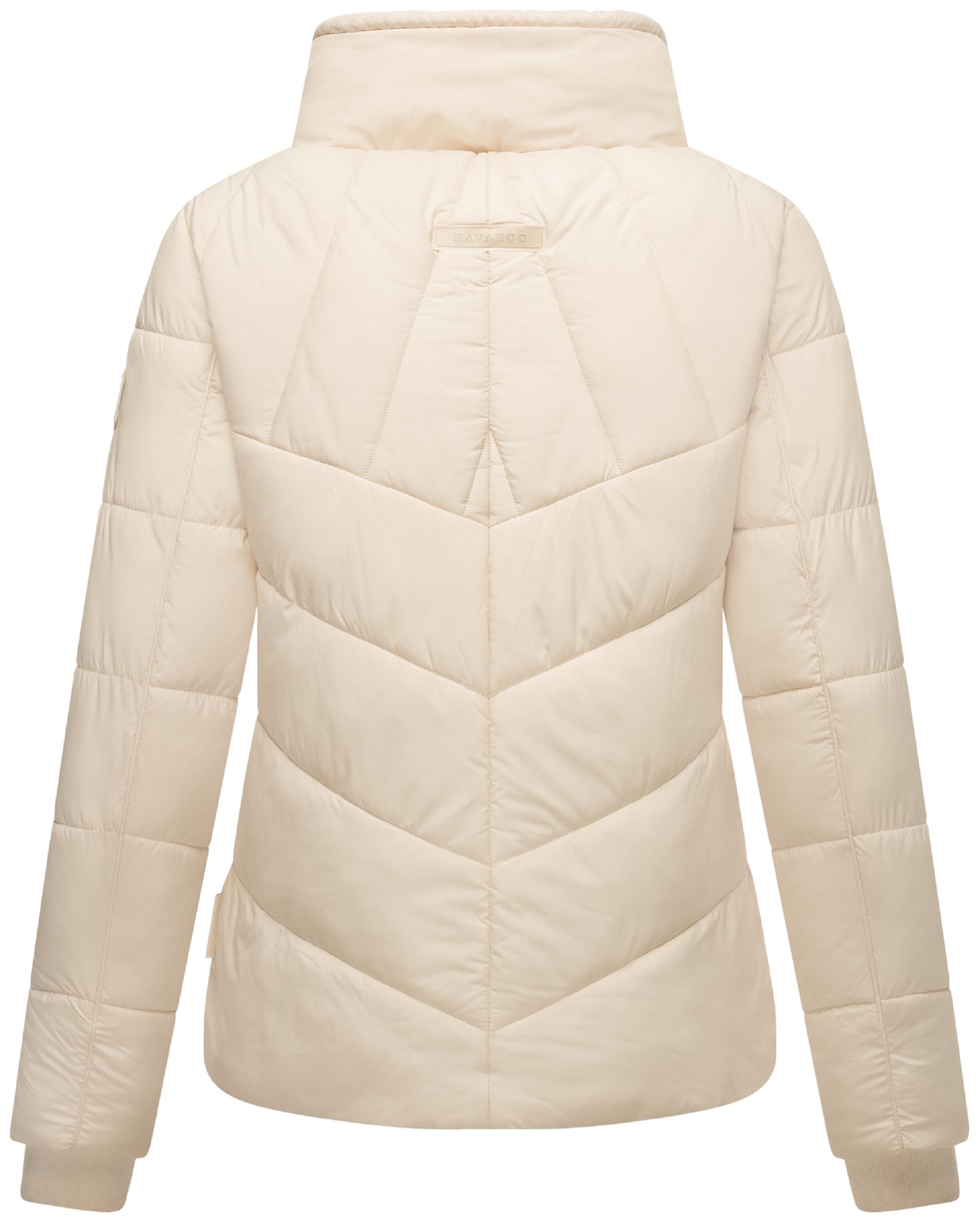 Steppjacke mit hohem Kragen "Liebesfee 14" Cream