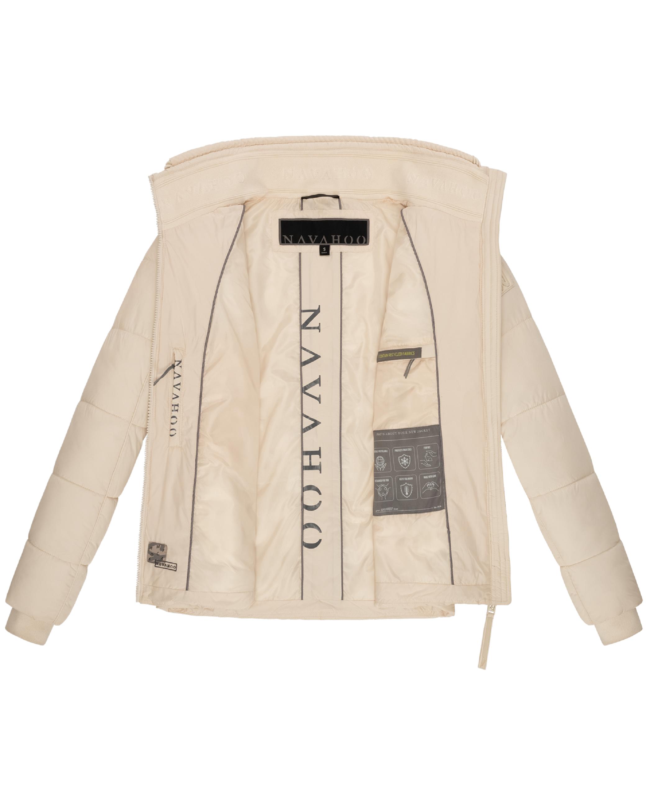 Steppjacke mit hohem Kragen "Liebesfee 14" Cream