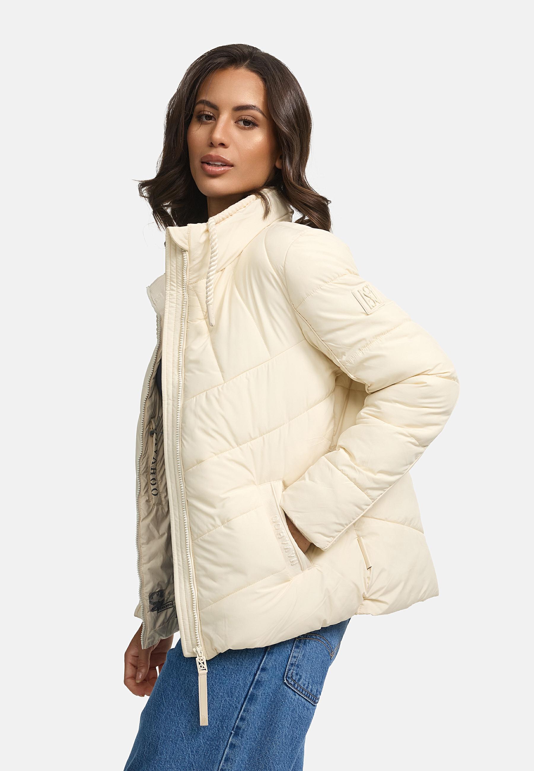 Steppjacke mit hohem Kragen "Liebesfee 14" Cream
