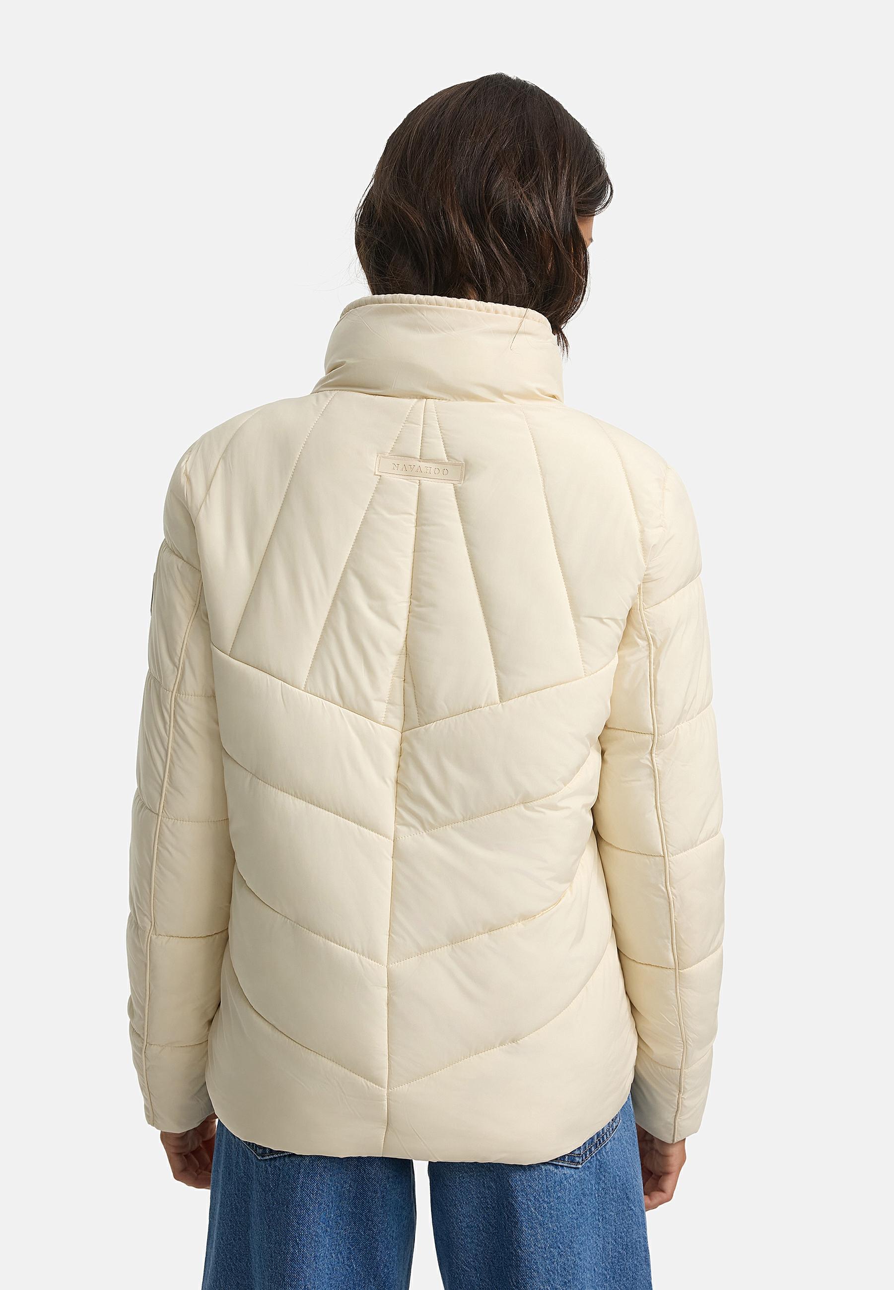 Steppjacke mit hohem Kragen "Liebesfee 14" Cream