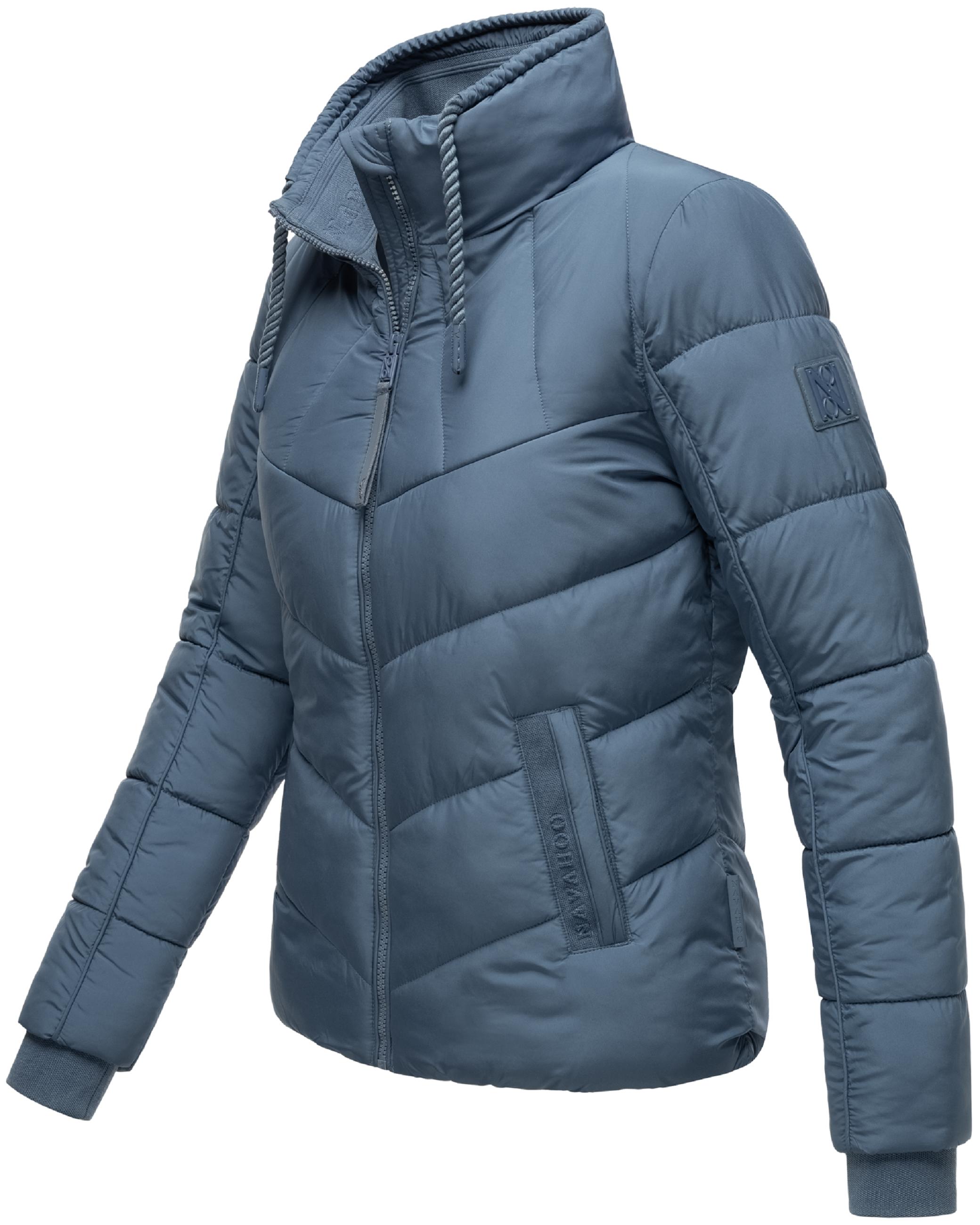 Steppjacke mit hohem Kragen "Liebesfee 14" Dusty Blue