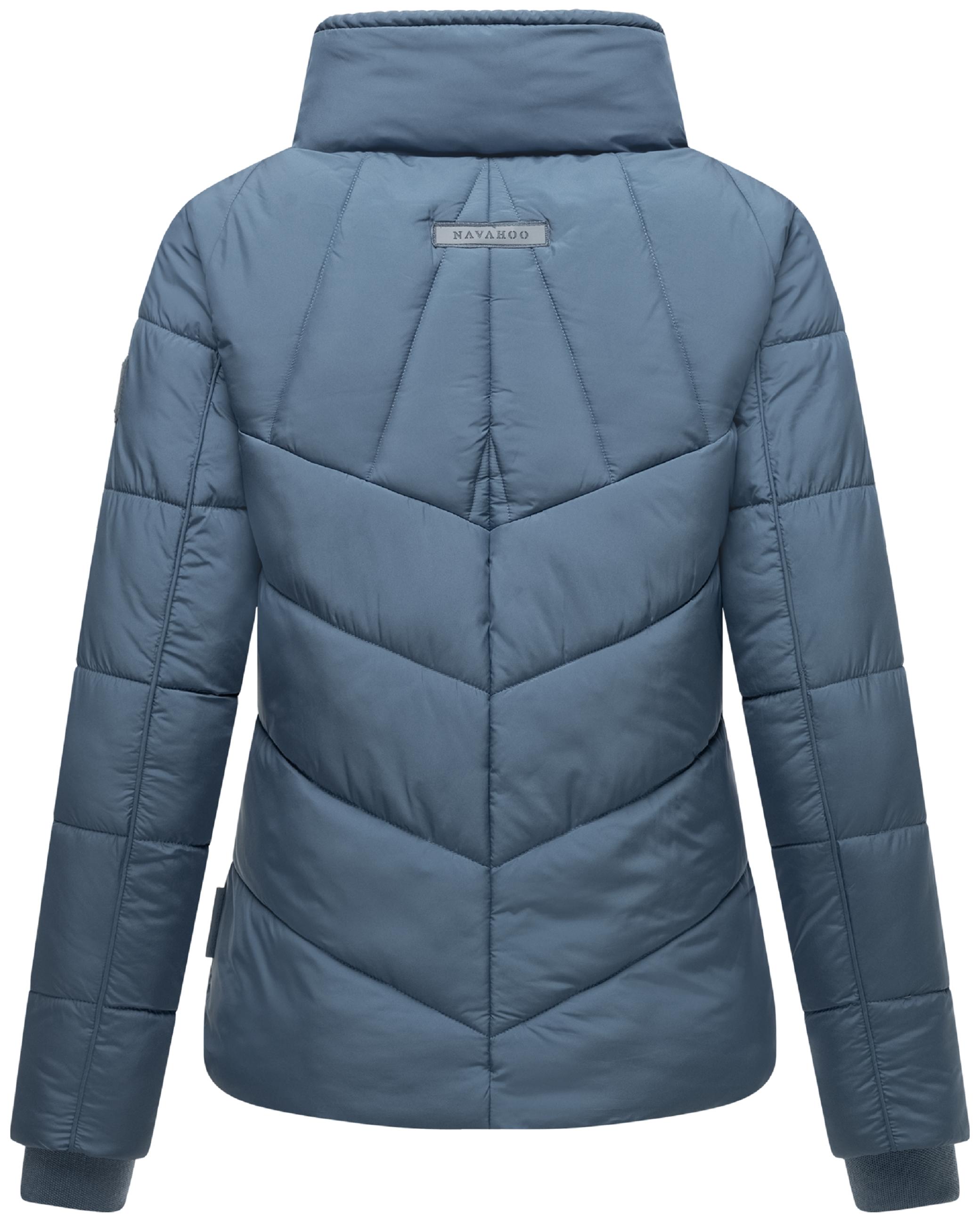 Steppjacke mit hohem Kragen "Liebesfee 14" Dusty Blue