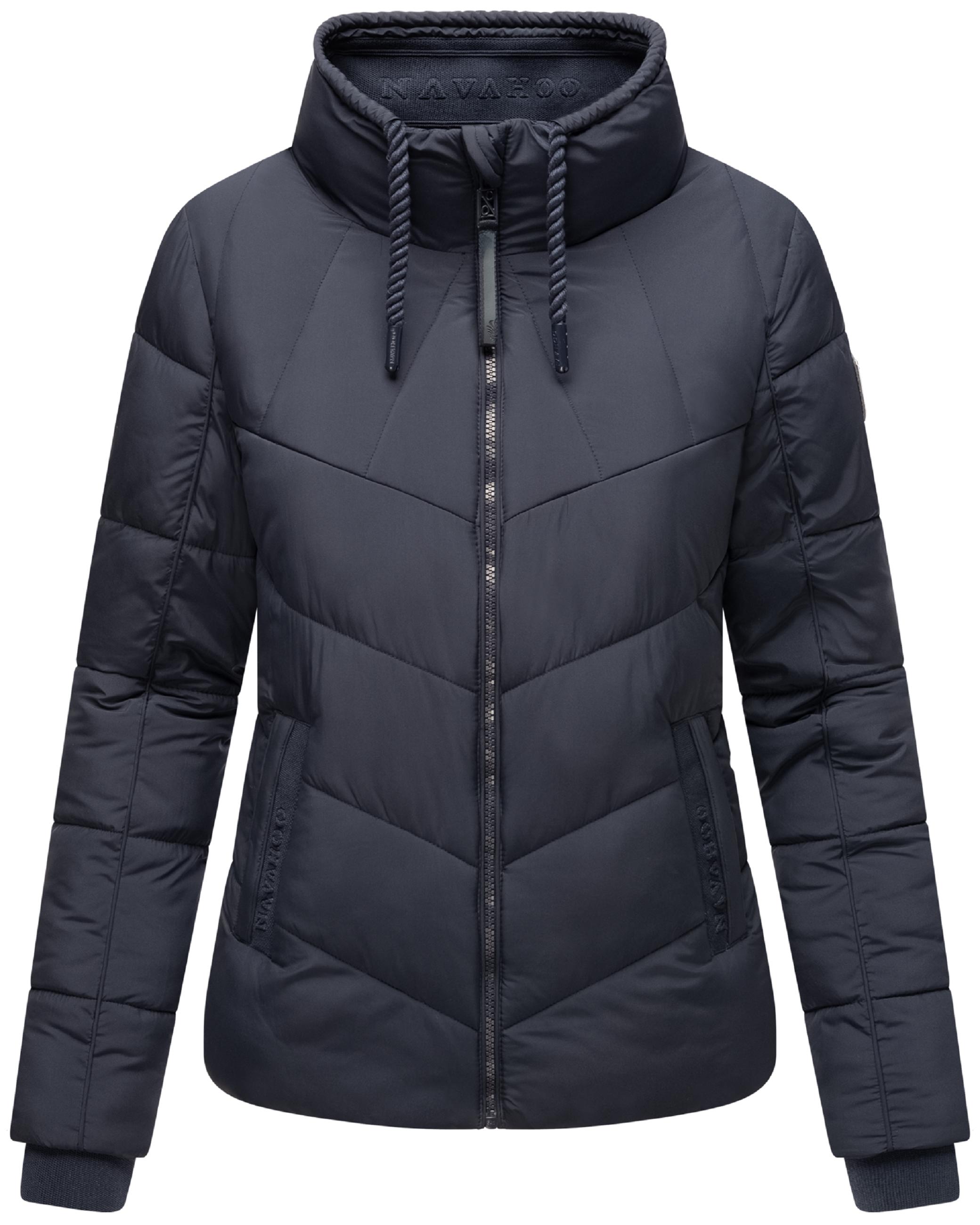 Steppjacke mit hohem Kragen "Liebesfee 14" Navy