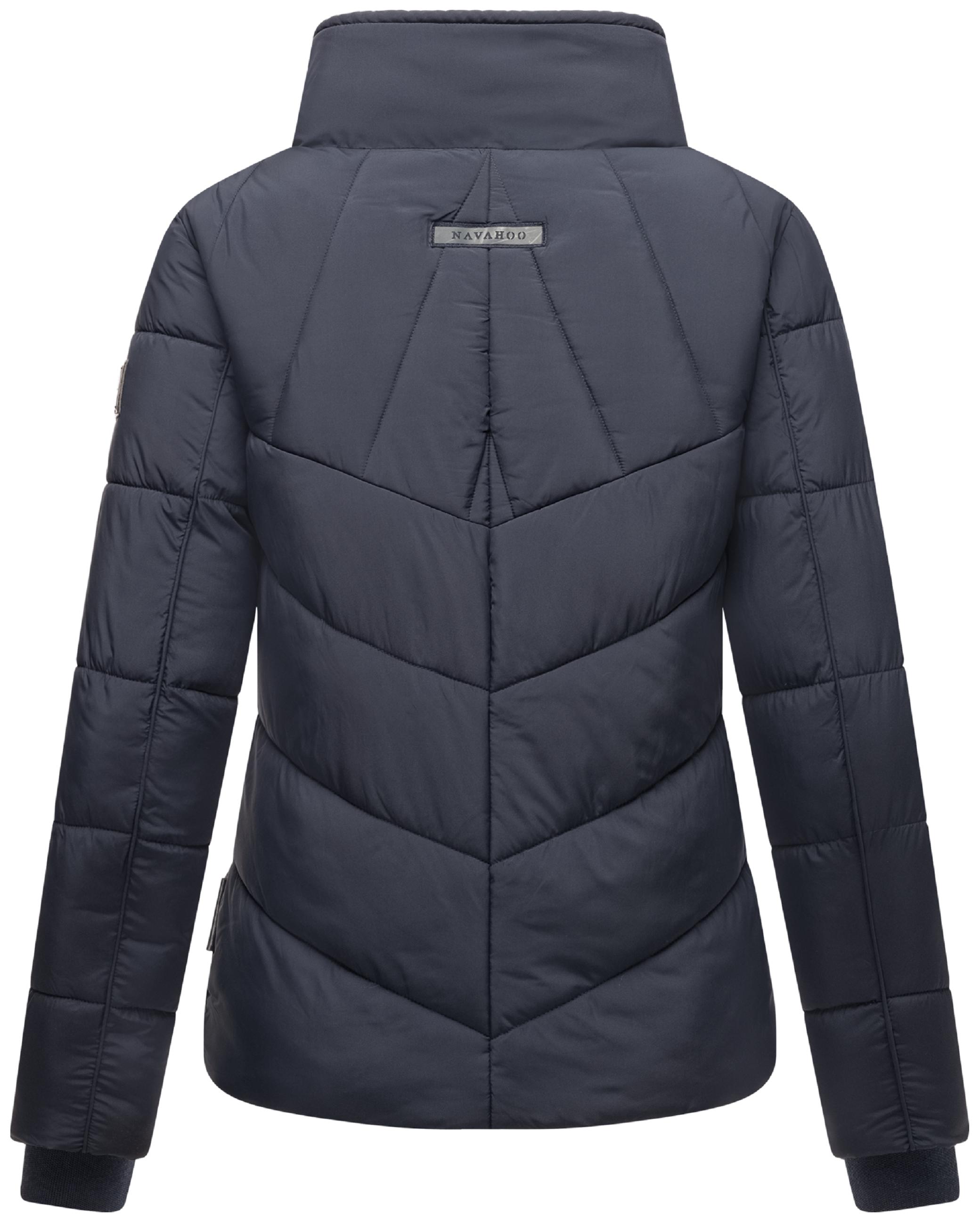 Steppjacke mit hohem Kragen "Liebesfee 14" Navy