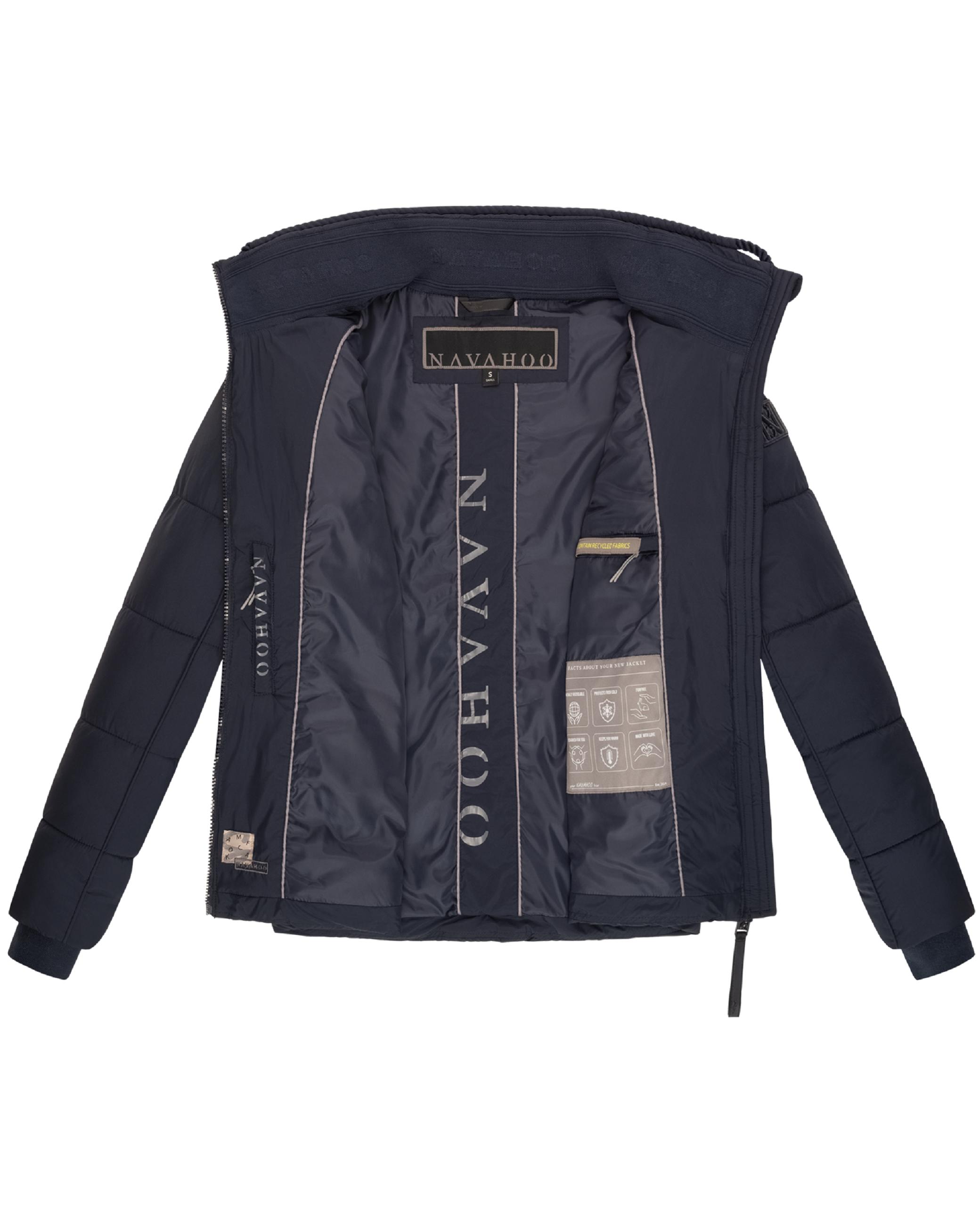 Steppjacke mit hohem Kragen "Liebesfee 14" Navy