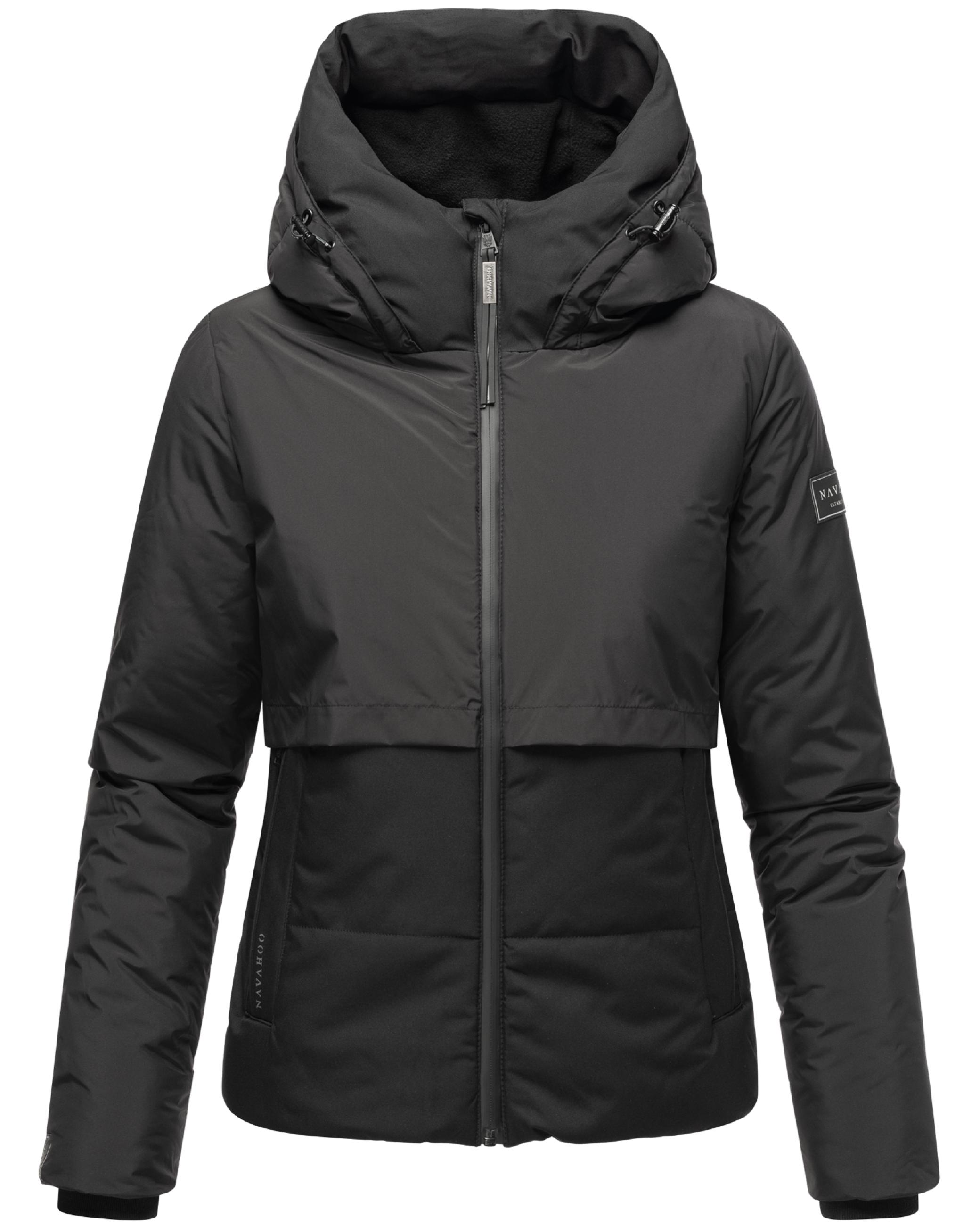 Winterjacke mit Fleece-Futter "Liebesküken XIV" Black