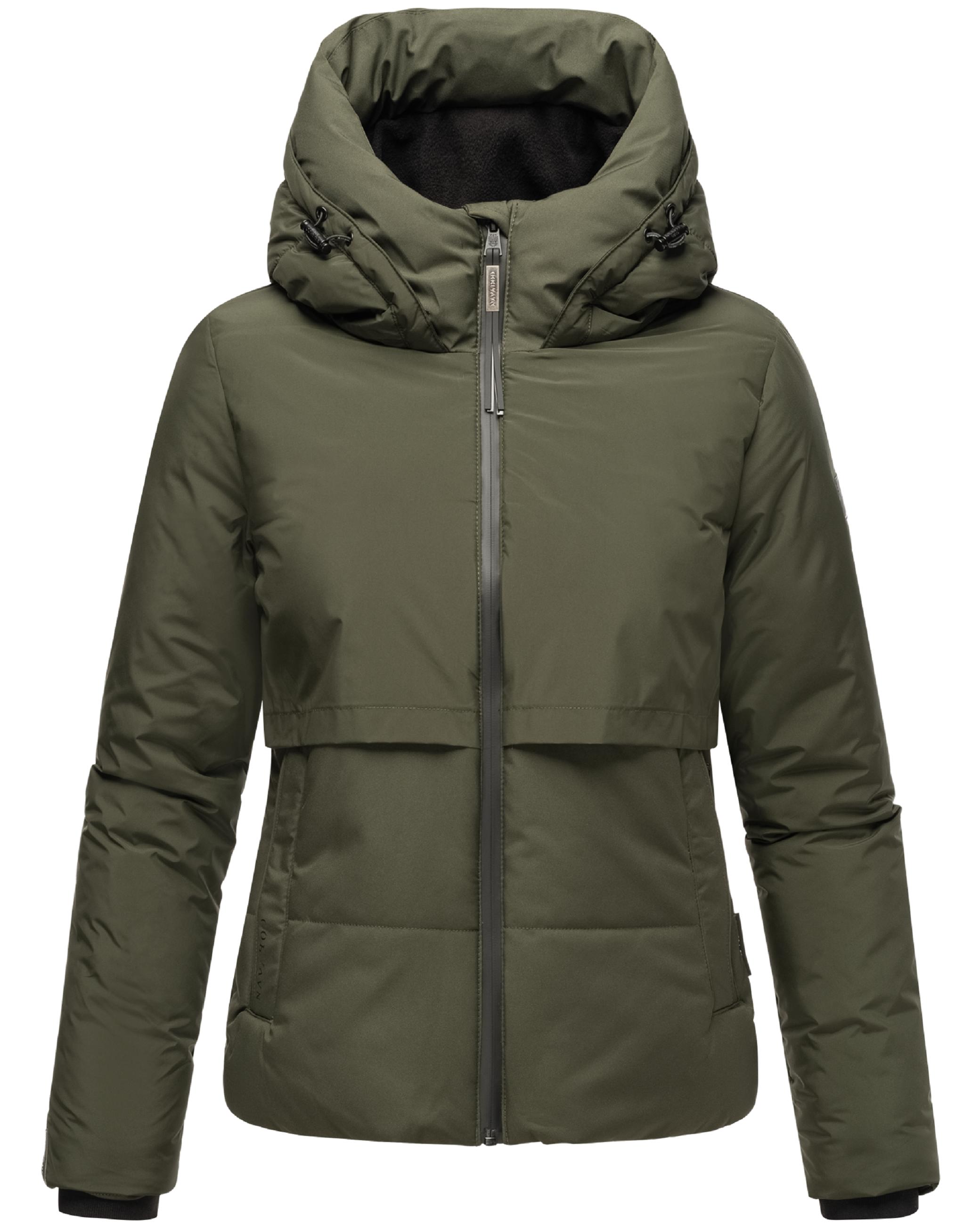 Winterjacke mit Fleece-Futter "Liebesküken XIV" Dark Olive