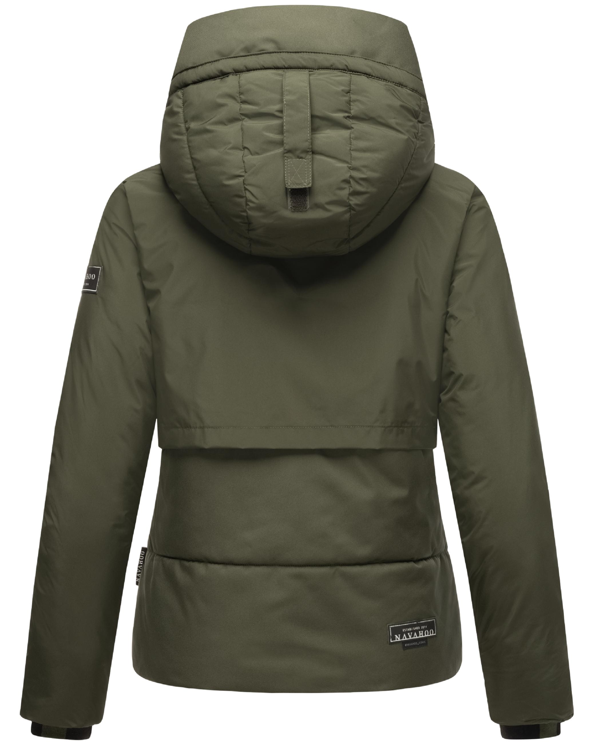 Winterjacke mit Fleece-Futter "Liebesküken XIV" Dark Olive