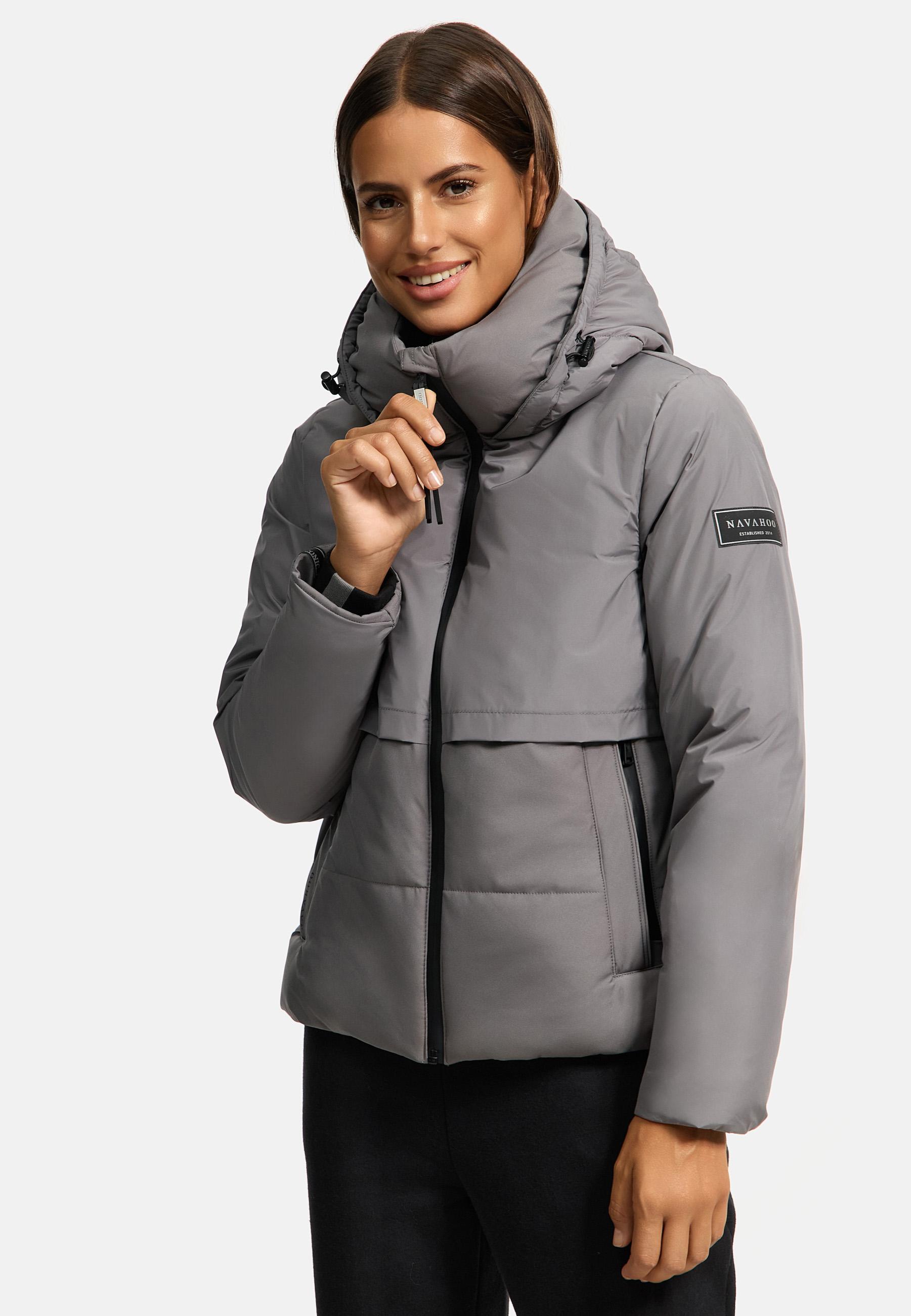 Winterjacke mit Fleece-Futter "Liebesküken XIV" Grey