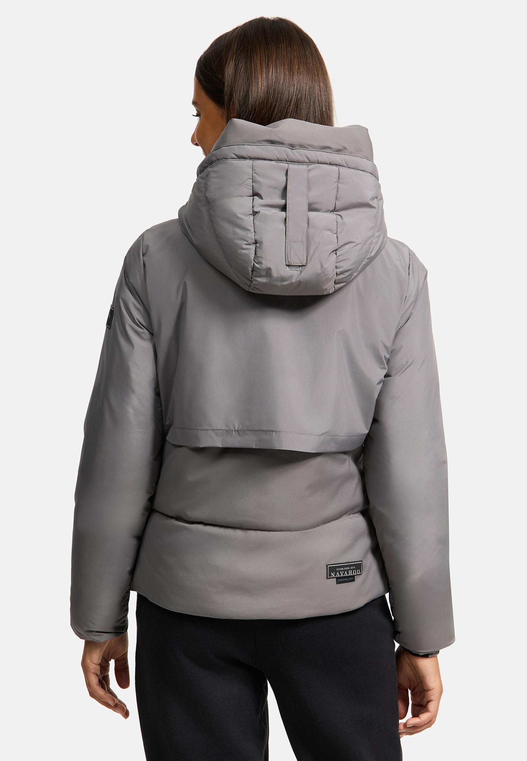 Winterjacke mit Fleece-Futter "Liebesküken XIV" Grey