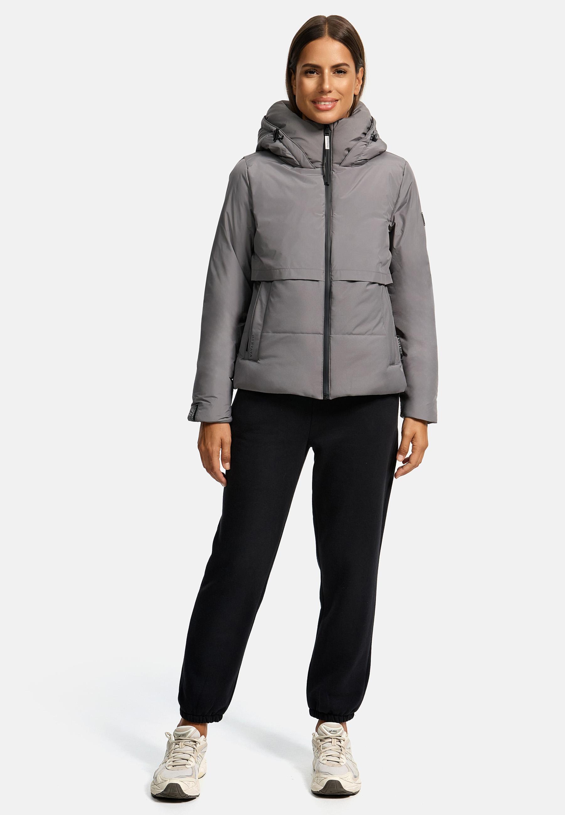 Winterjacke mit Fleece-Futter "Liebesküken XIV" Grey