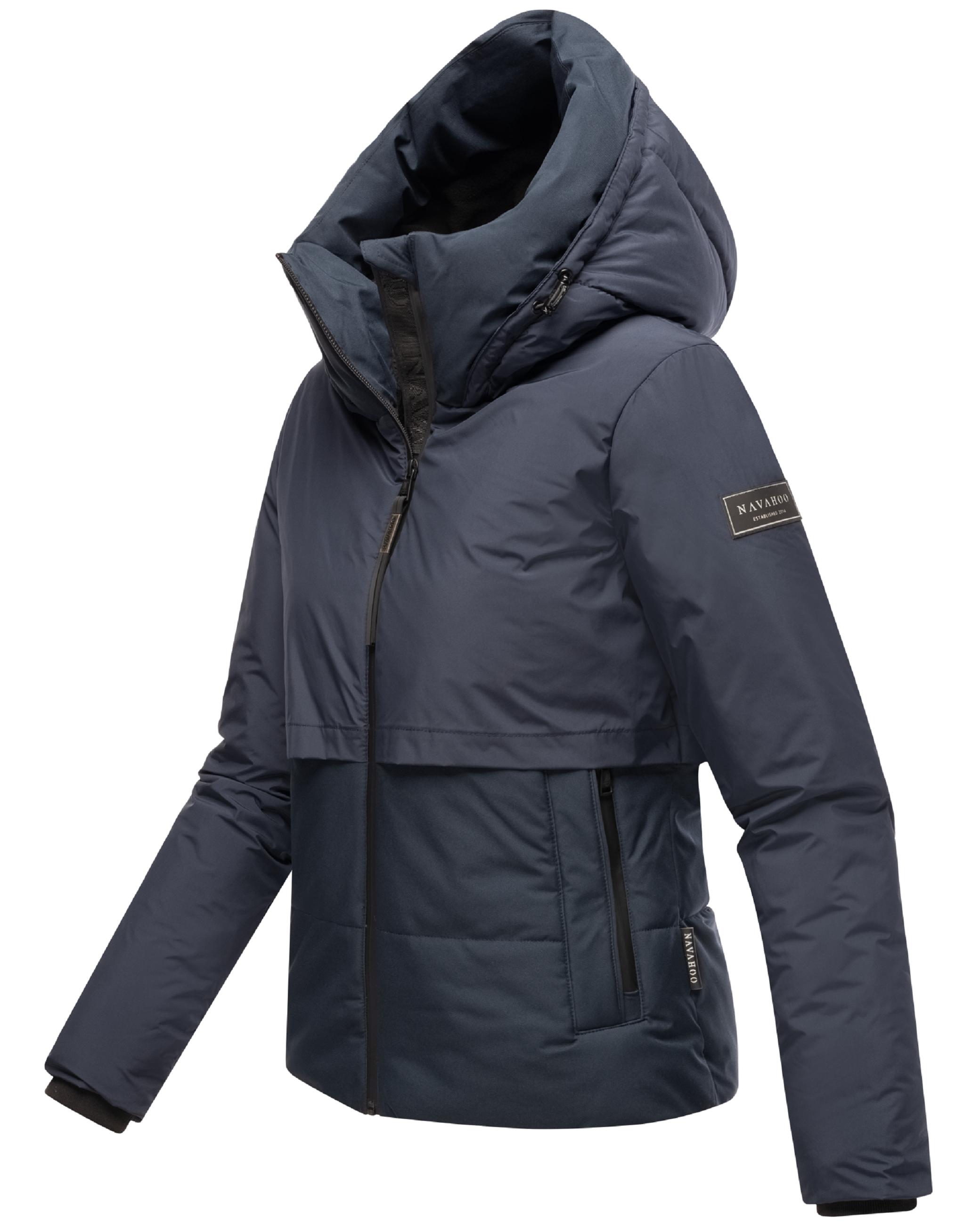 Winterjacke mit Fleece-Futter "Liebesküken XIV" Navy