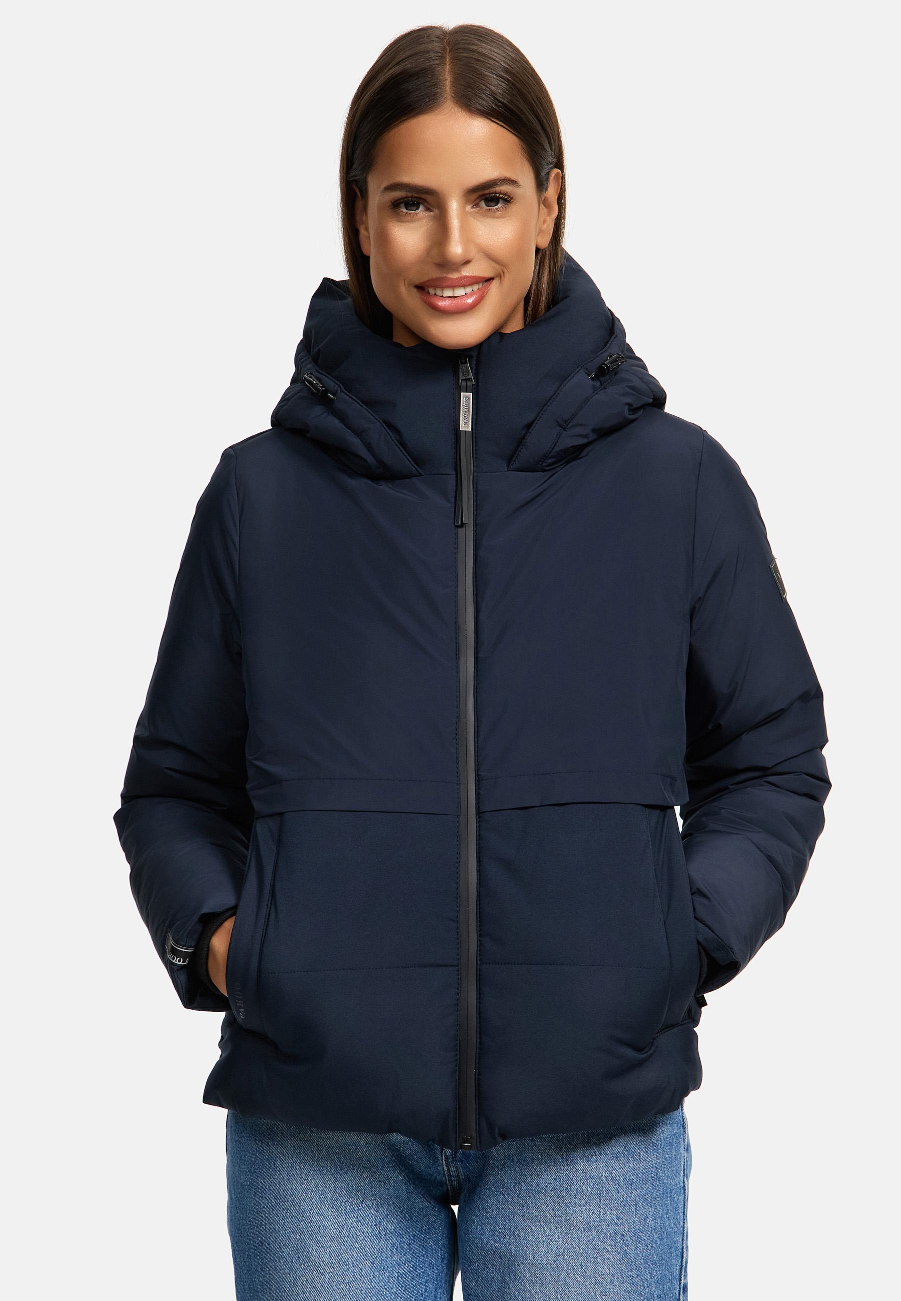 Winterjacke mit Fleece-Futter "Liebesküken XIV" Navy