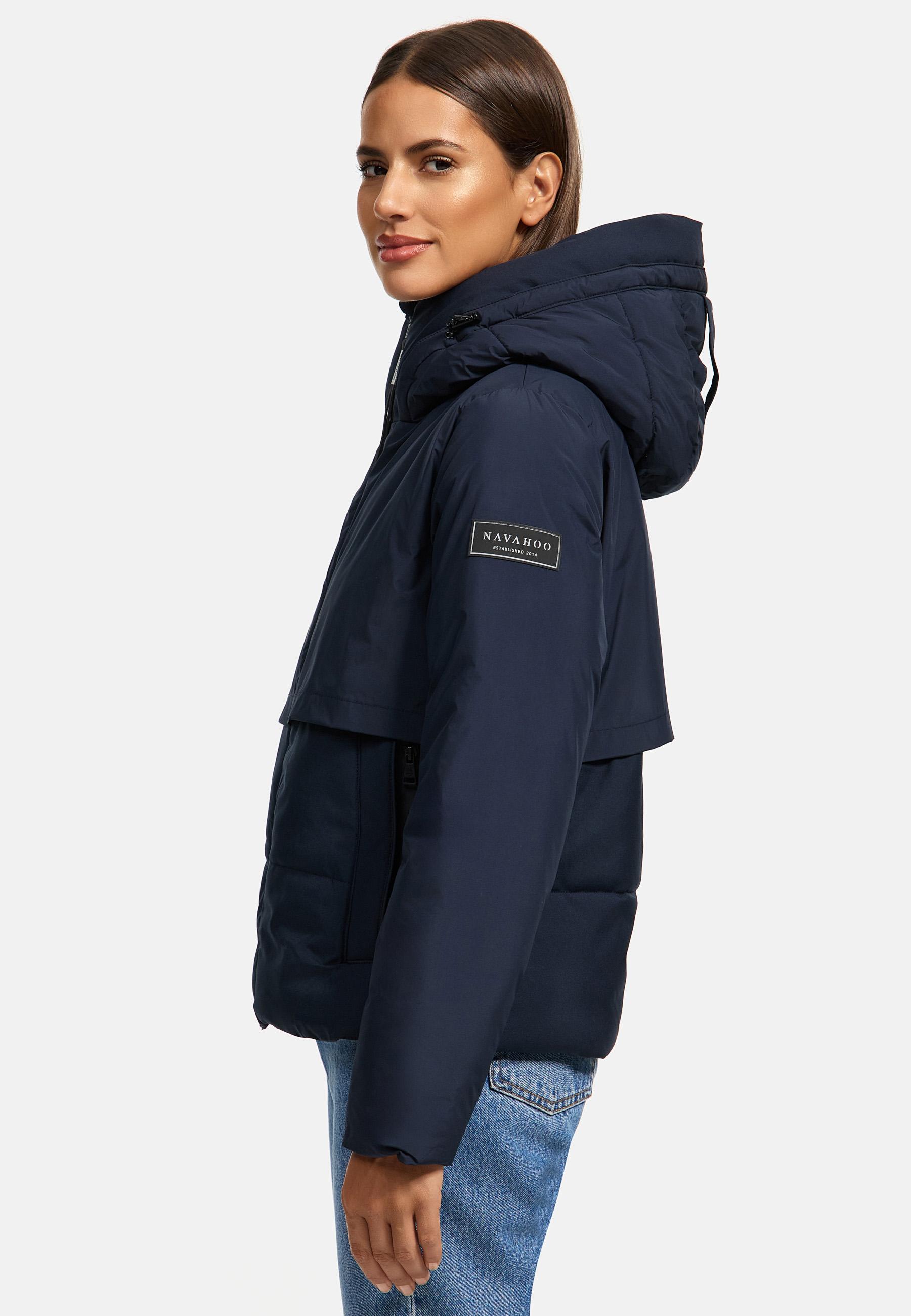 Winterjacke mit Fleece-Futter "Liebesküken XIV" Navy