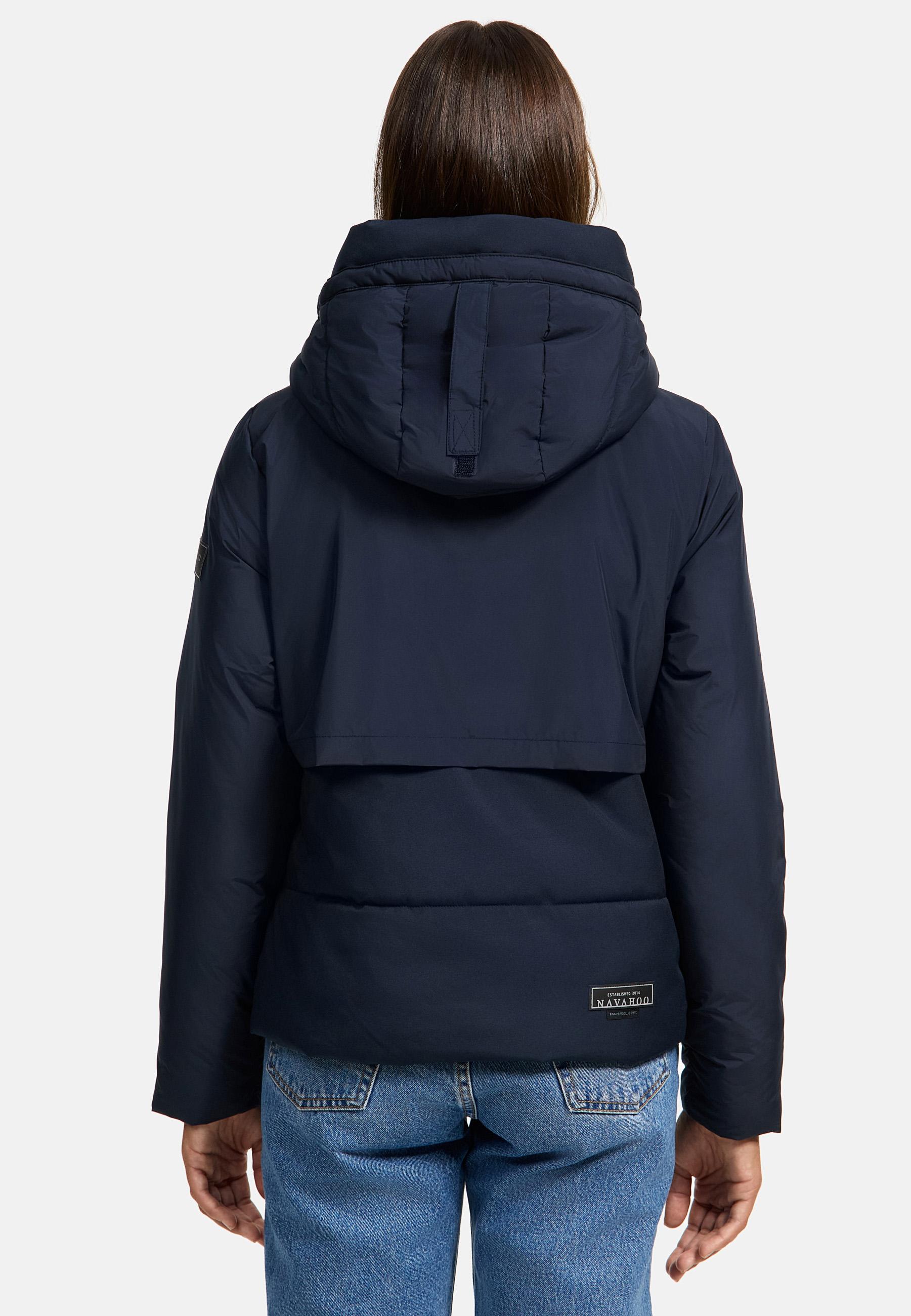 Winterjacke mit Fleece-Futter "Liebesküken XIV" Navy