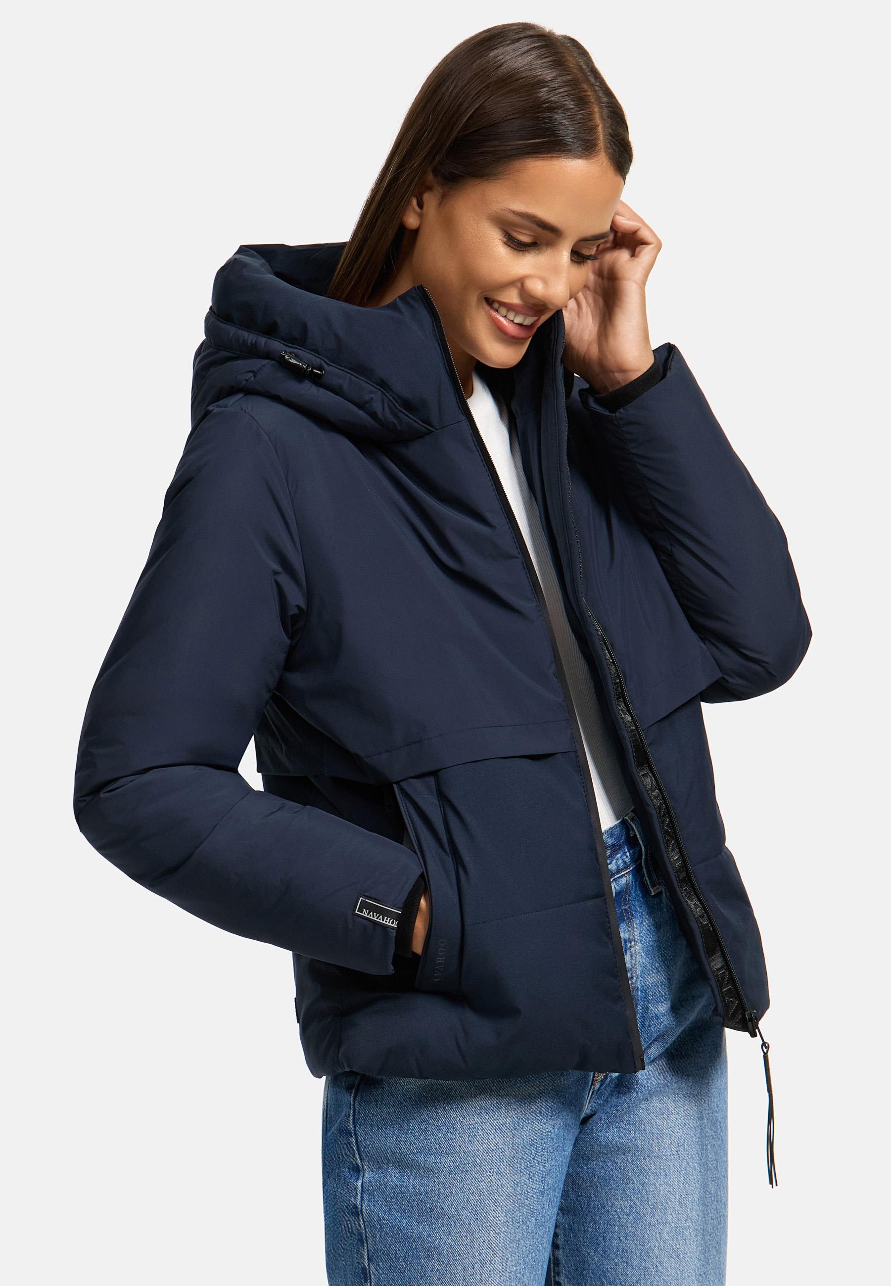 Winterjacke mit Fleece-Futter "Liebesküken XIV" Navy