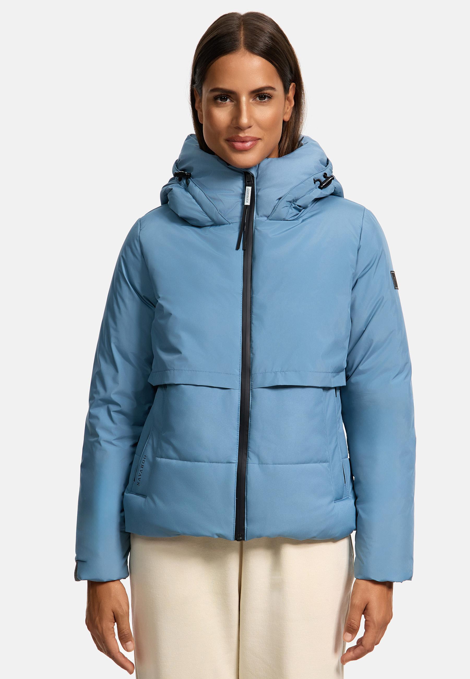Winterjacke mit Fleece-Futter "Liebesküken XIV" Powder Blue